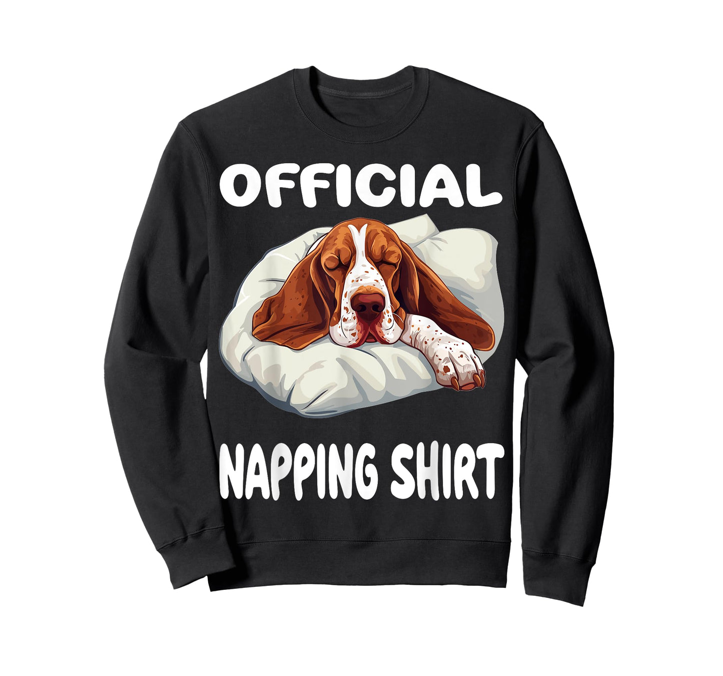 Basset Hound Dog Official Napping shirt Pajamas Nightgown T-Shirt
