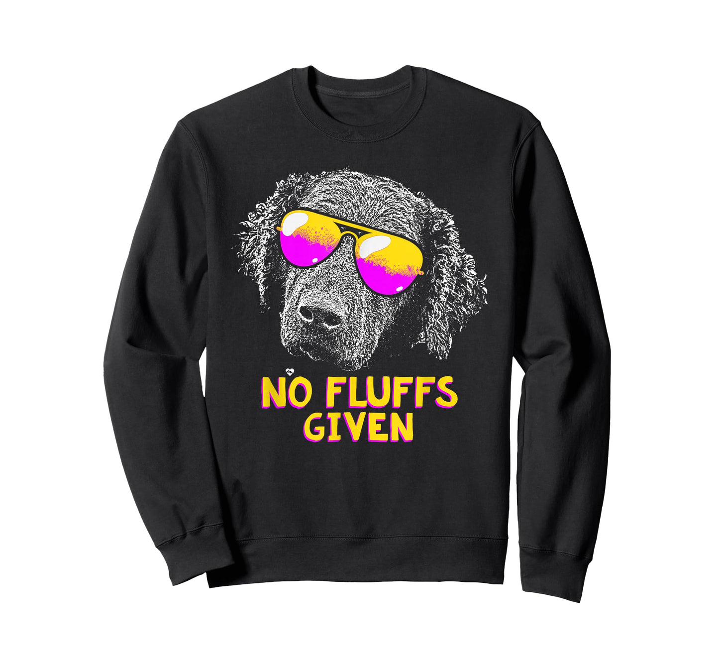 Curly Coated Retriever No Fluffs Funny Shirt T-Shirt