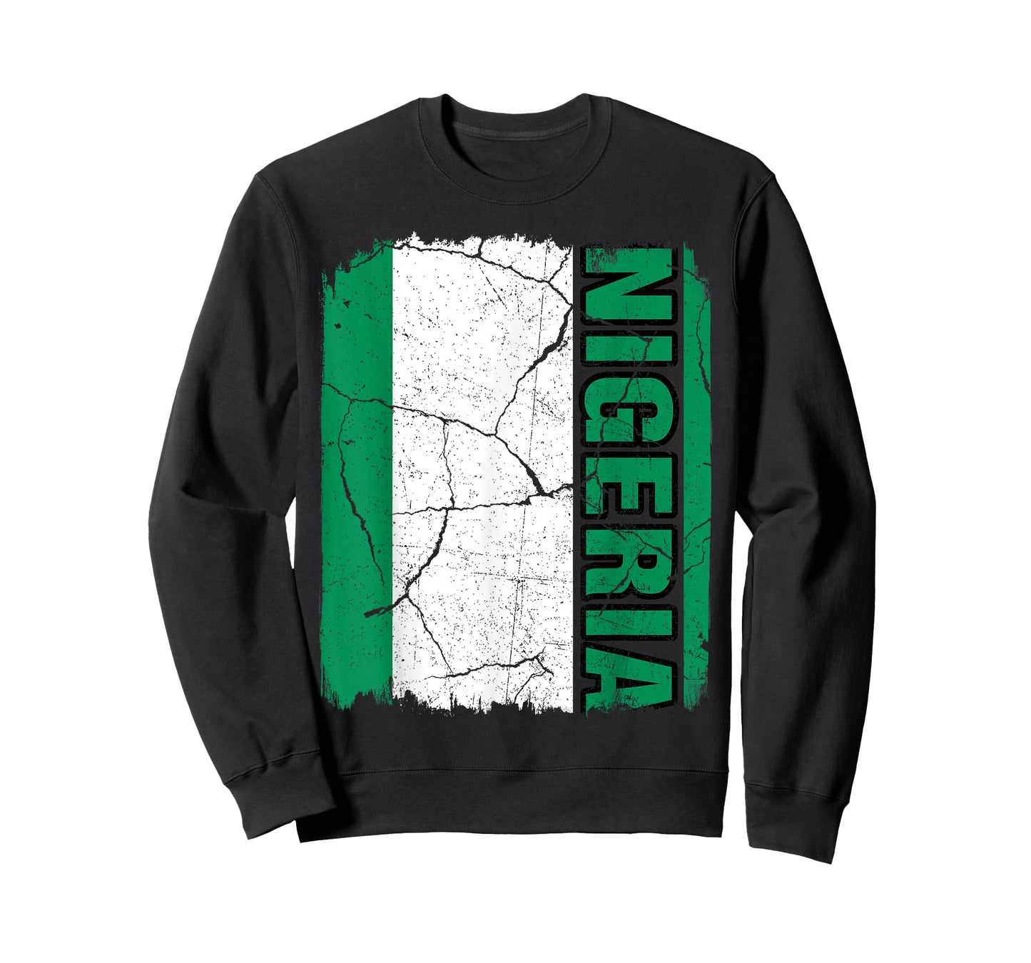 Vintage Nigerian Flag Nigeria Pride Roots Heritage Gift T-Shirt