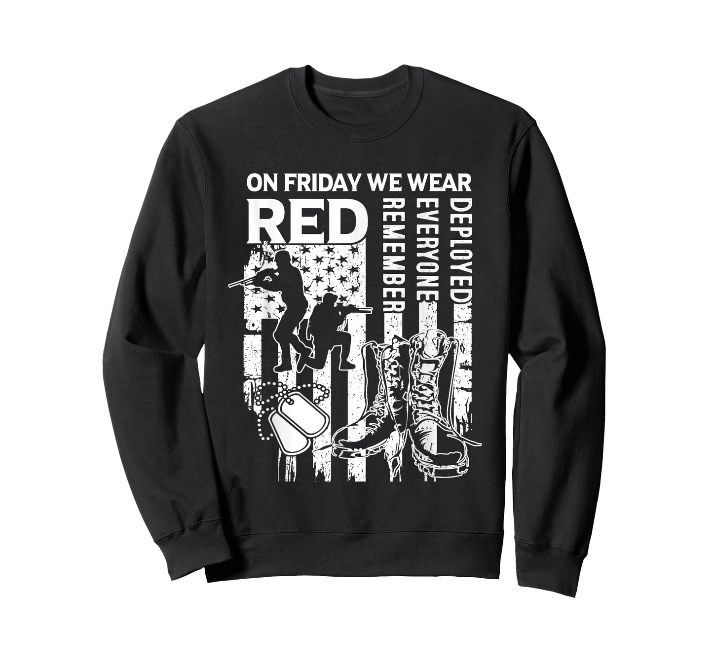 Red Friday Military Shirt On Friday We Wear Red Veteran Tee T-Shirt