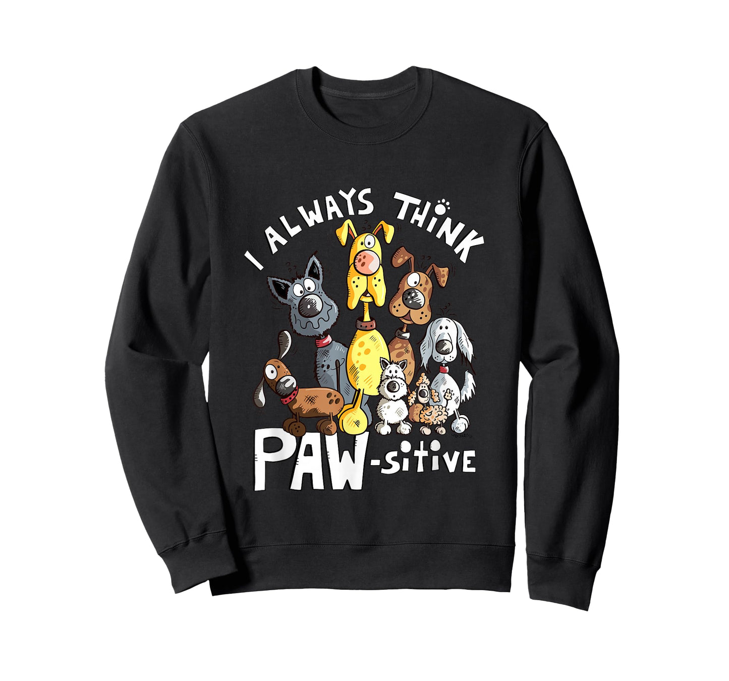 Colorful Dog Stack I Dog Team T-Shirt