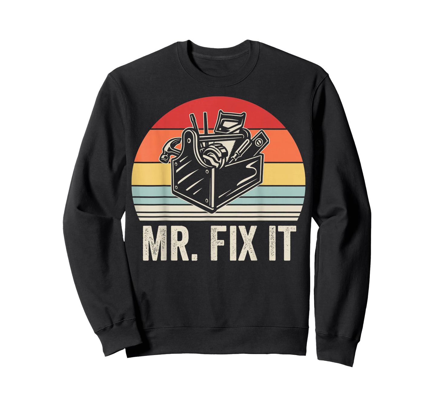 Mr. Fix It Toolbox Tools Retro Style T-Shirt