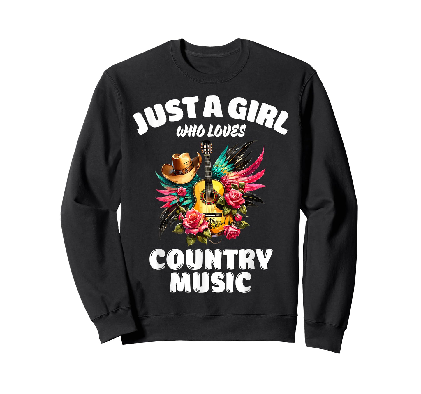 Just A Girl Who Loves Country Music, Music Lover T-Shirt