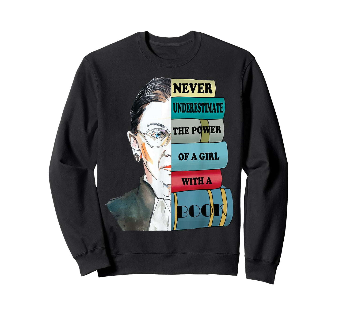 Ruth Bader Ginsburg Costume Top Liberal Feminists Kids Women T-Shirt Small