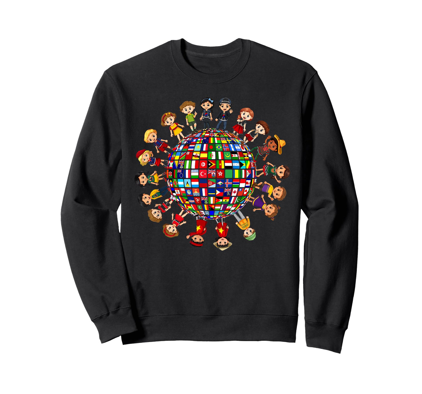 Flags of the World Cultural diversity Kids around the Globe T-Shirt