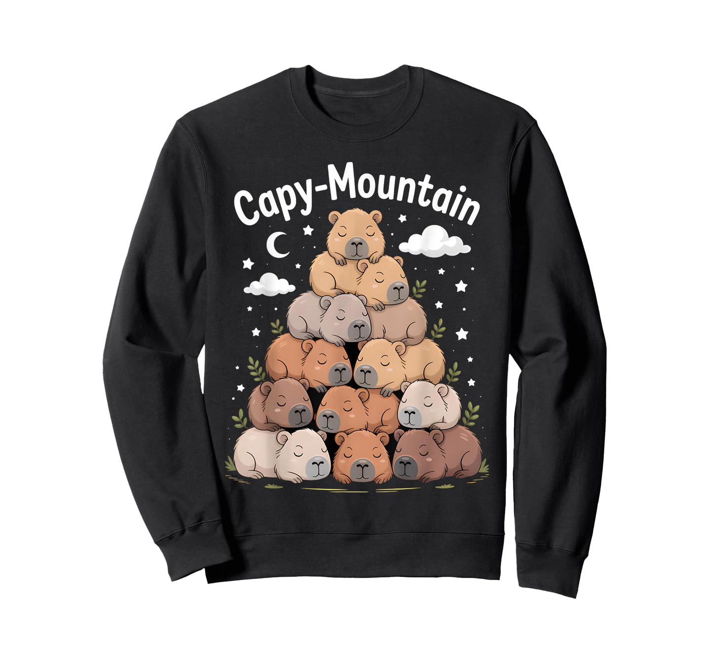 Cozy Capy-Mountain Cute Capybara Lovers Women Kids T-Shirt