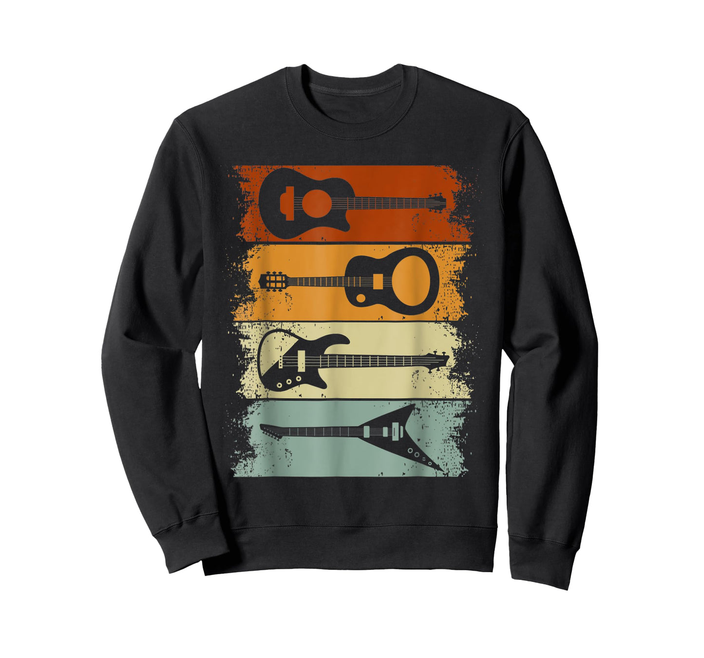 Vintage Guitar Gift For Men Women Music Band Guitarist Stuff T-Shirt
