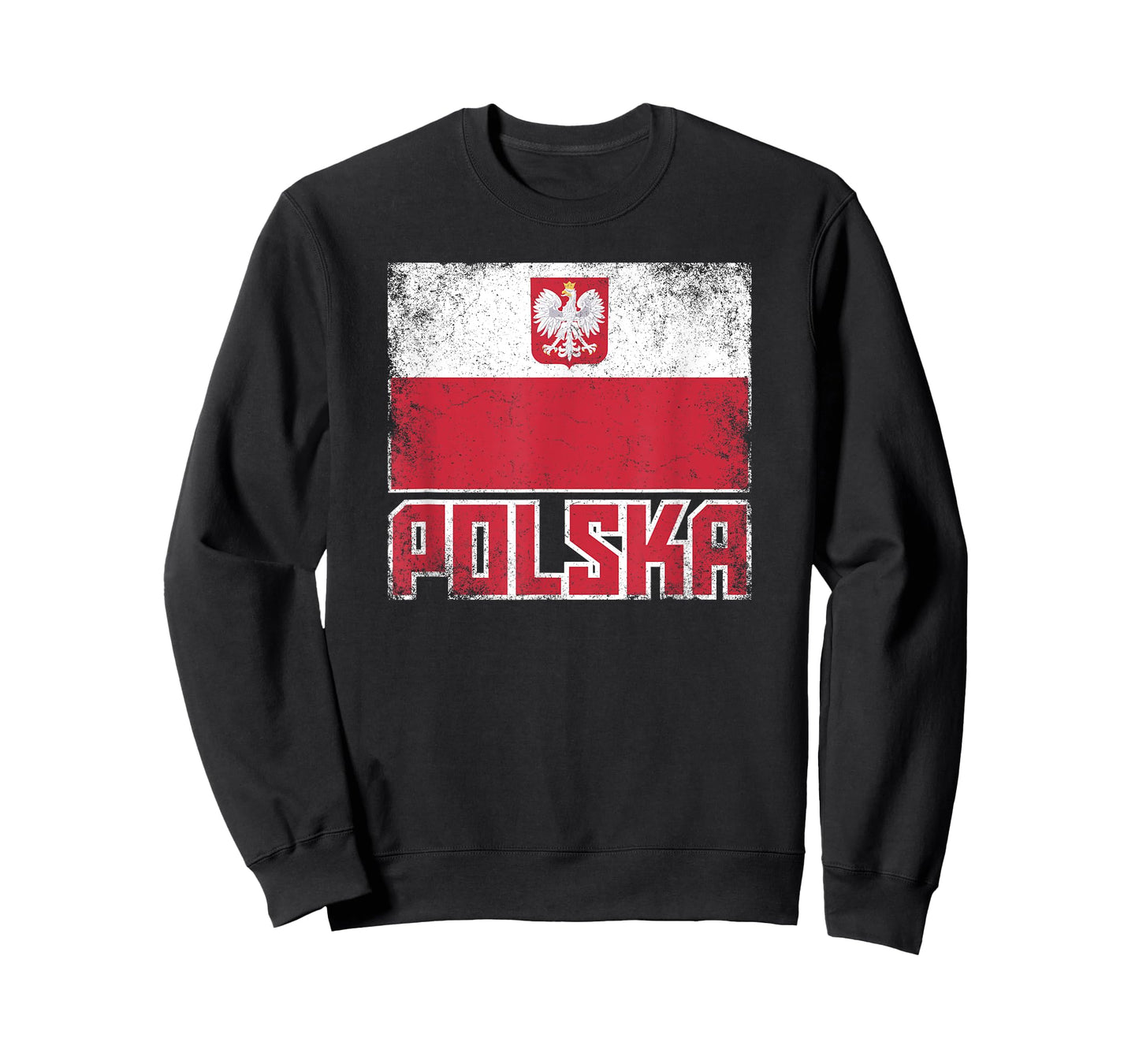 Polska Poland Flag Vintage Retro Country Polish Pride T-Shirt
