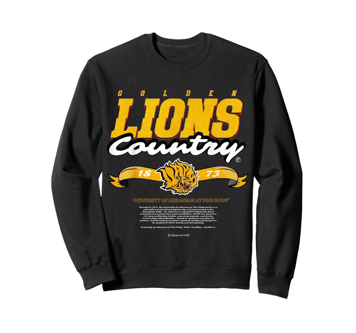 University of Arkansas Pine Bluff UAPB Golden Lions Country T-Shirt