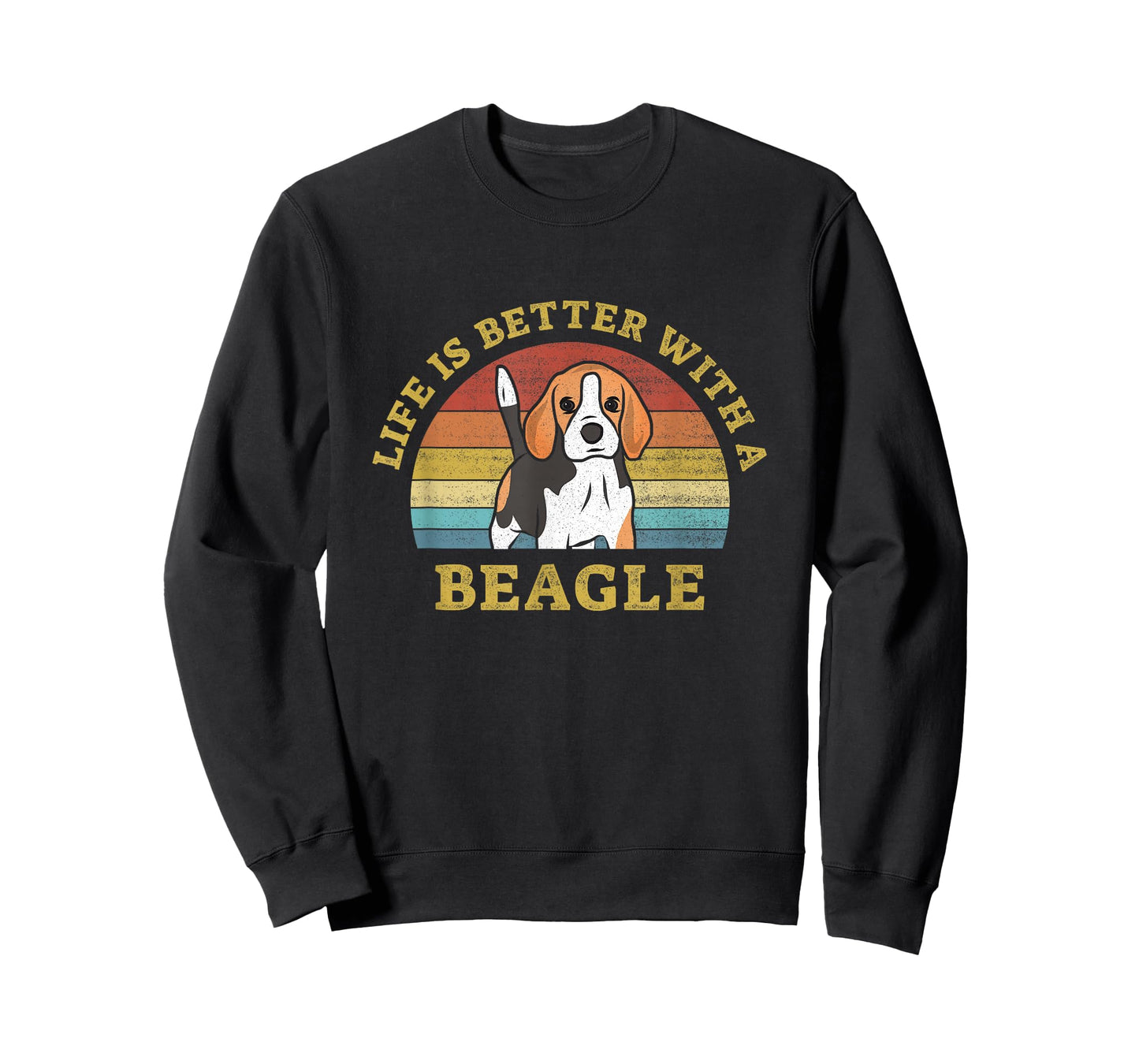 Life is Better with a Beagle Vintage Dog Design Puppy Lover T-Shirt