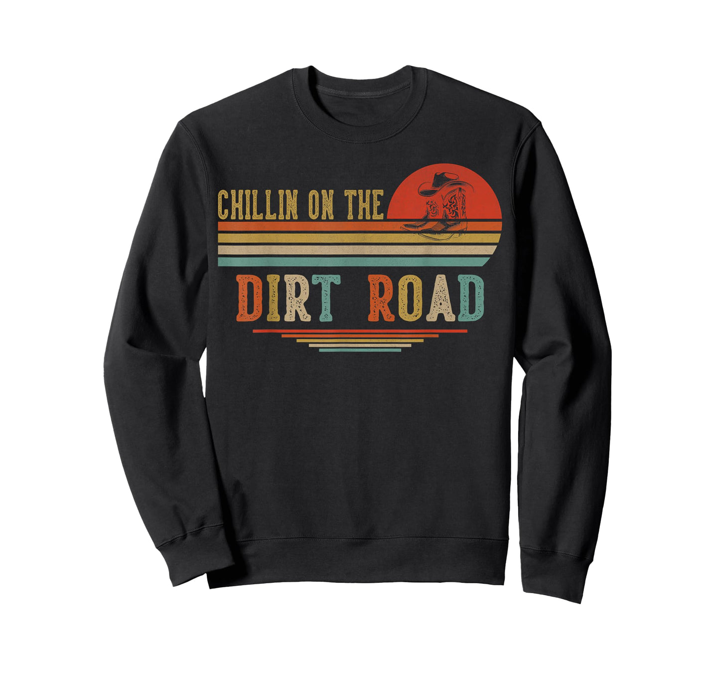 Chillin On The Dirt Road Western Life Rodeo Country Music T-Shirt