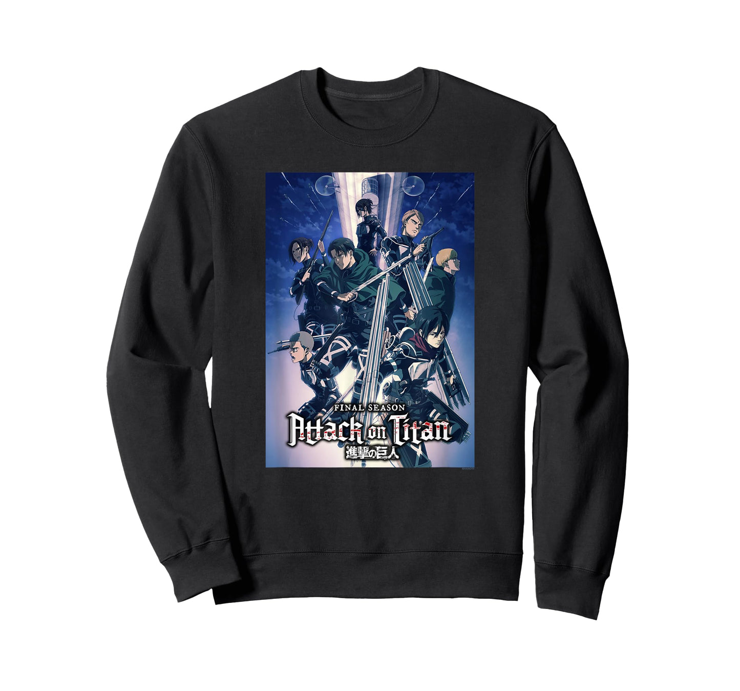 Attack on Titan Season 4 Colorful Key Art with Logo Anime T-Shirt
