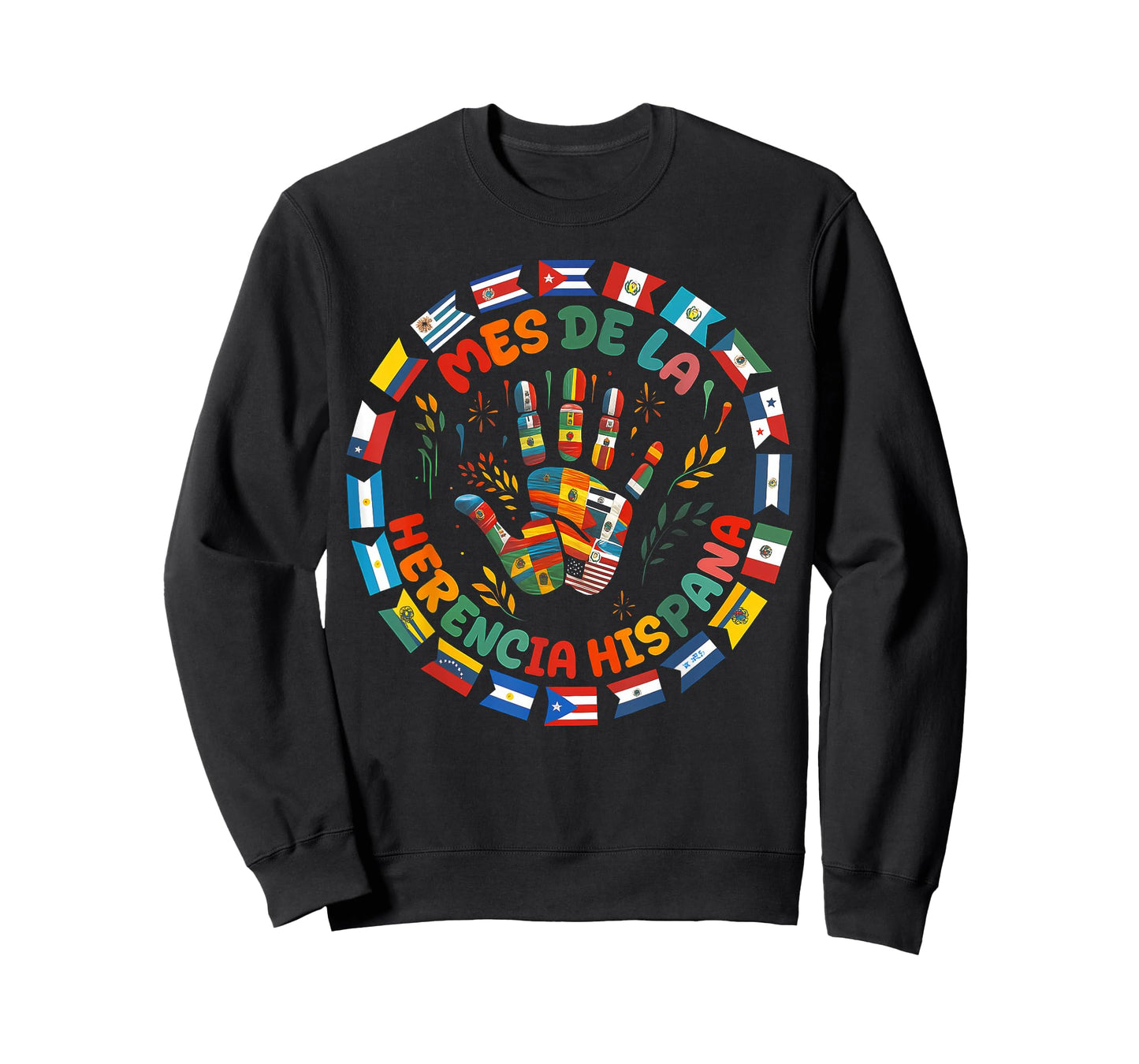 Hispanic Heritage Month National Latino Countries Flags T-Shirt