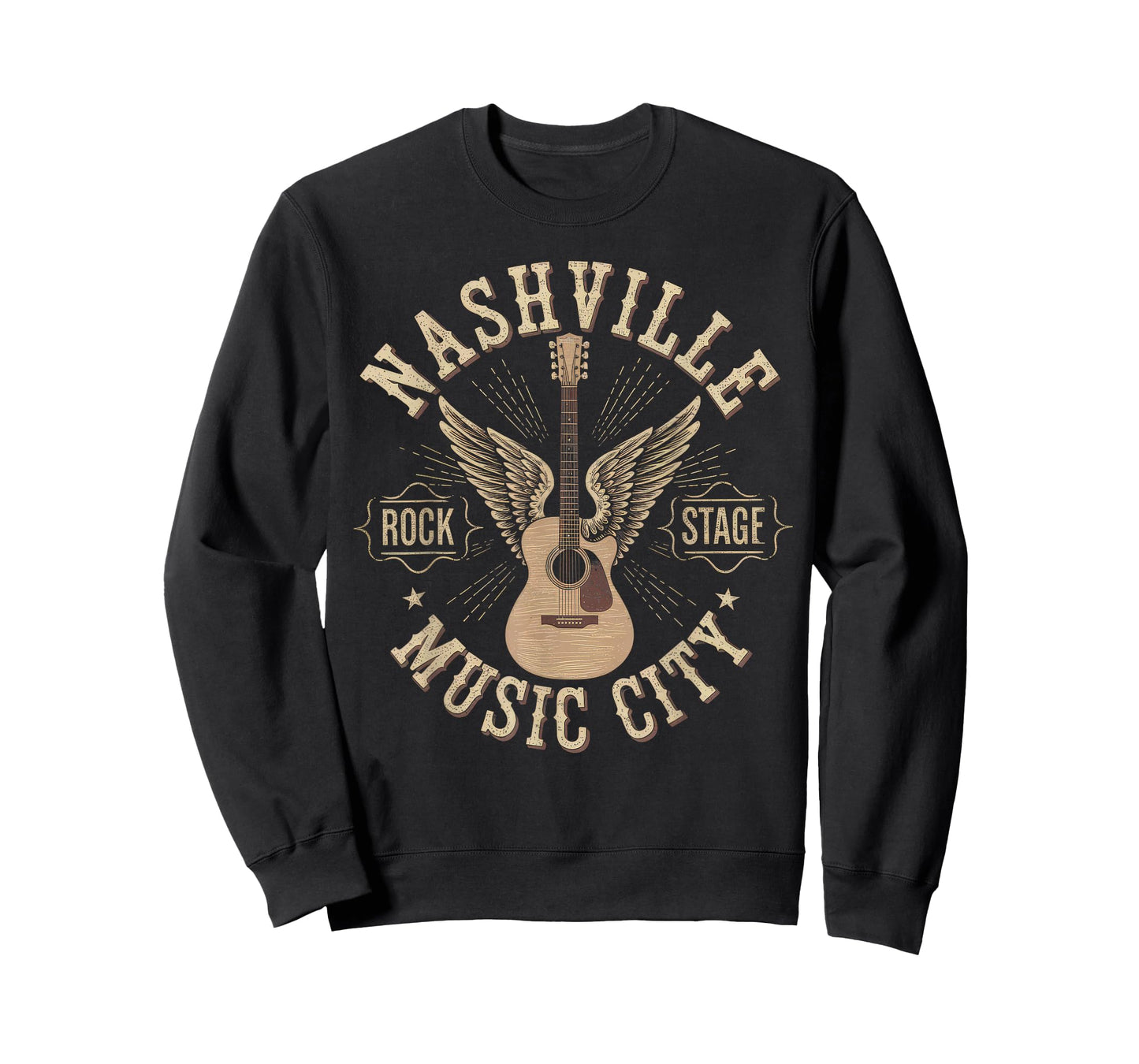 Nashville Music City Tshirt Women Men Tennessee Rock Country T-Shirt