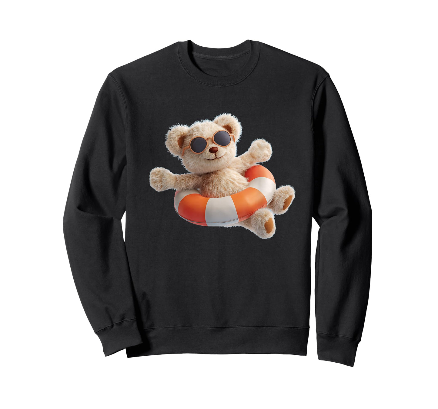 Floating Teddy Bear with Ring for Pool and Beach Lovers T-Shirt