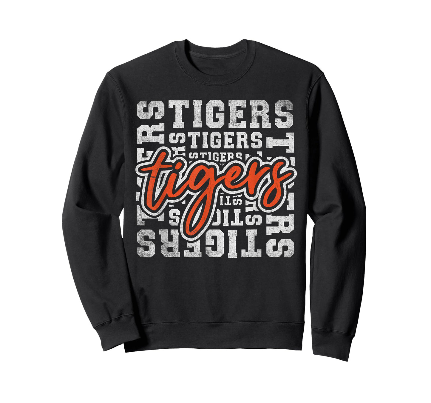 Vintage Tigers School Sports Name Retro for Men Women Kids T-Shirt
