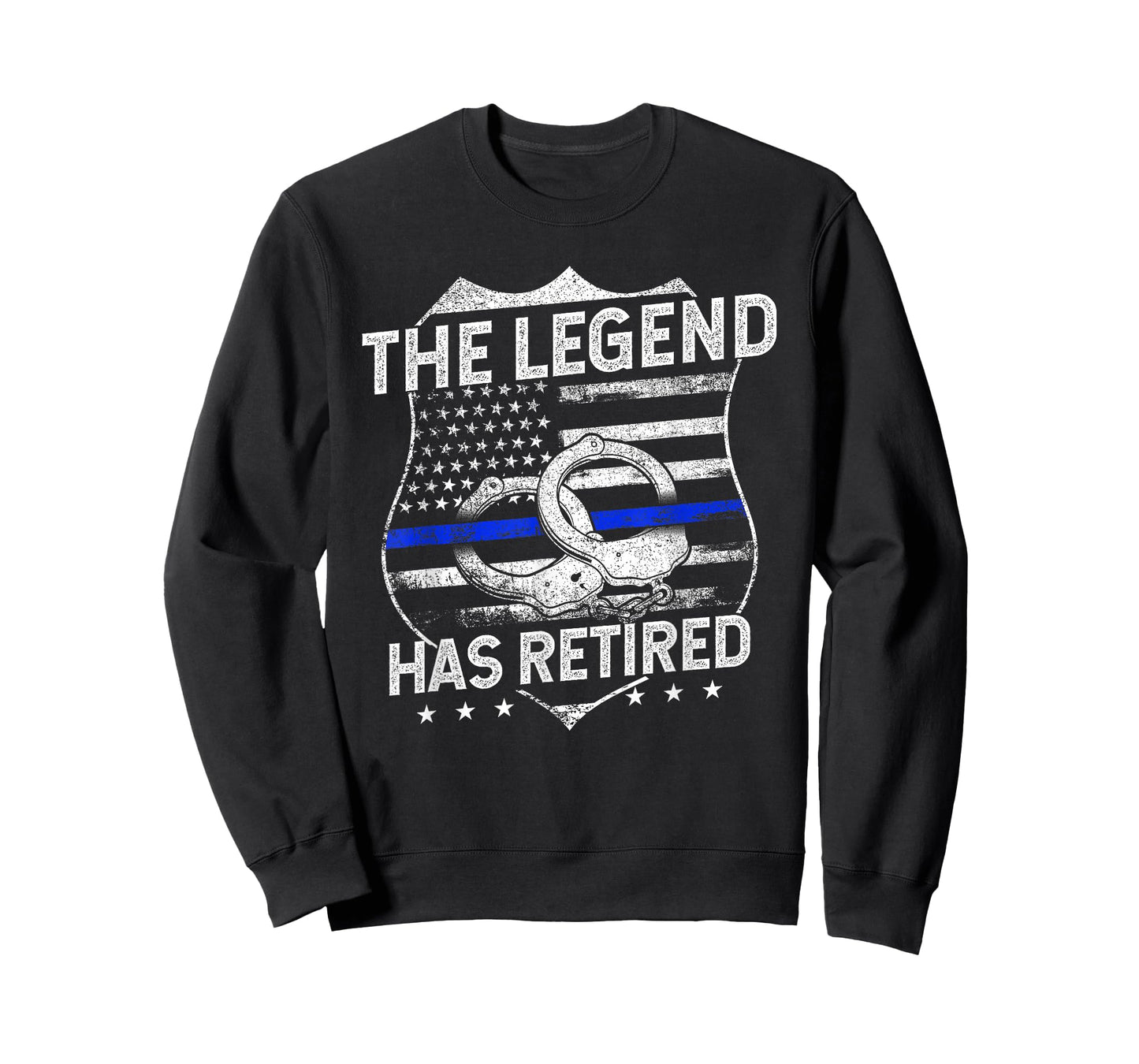 The Legend Has Retired Police Officer Retirement T-Shirt