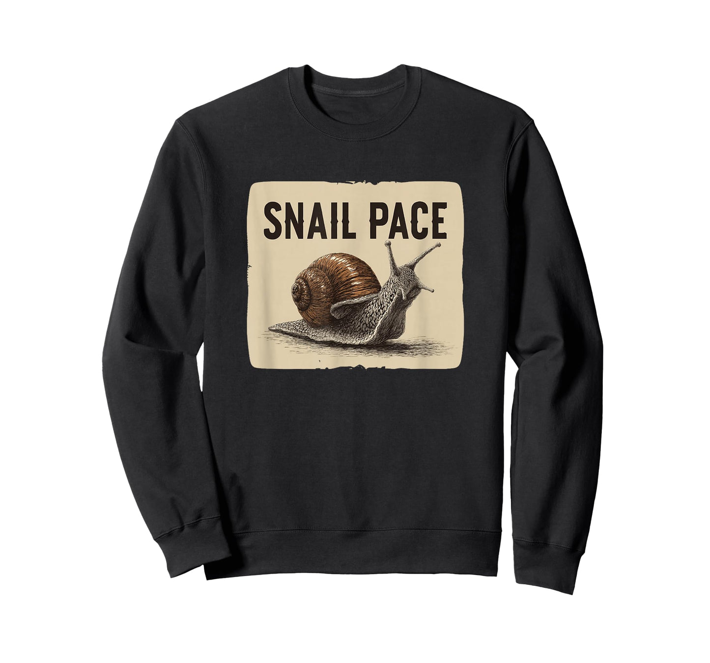 Cool Snail Graphic with Snail Pace Speech T-Shirt