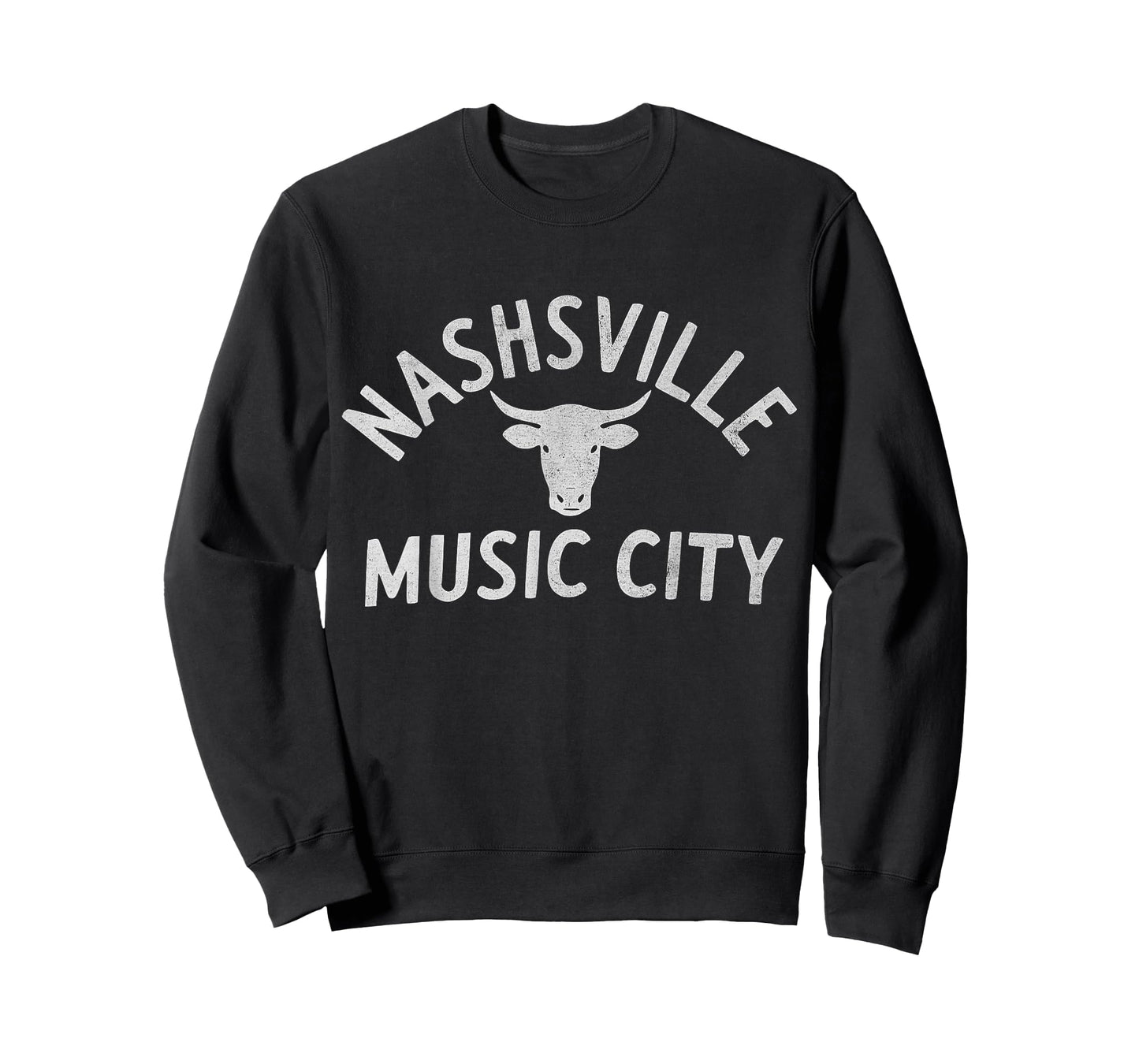 Nashville Music City Bull Head Tennessee T-Shirt
