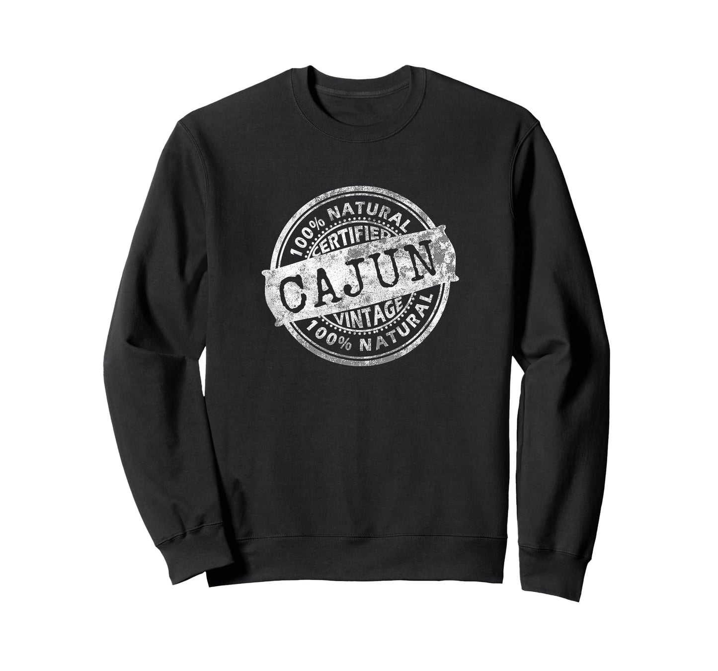 Vintage 100% Certified Cajun White Stamp Louisiana T-Shirt