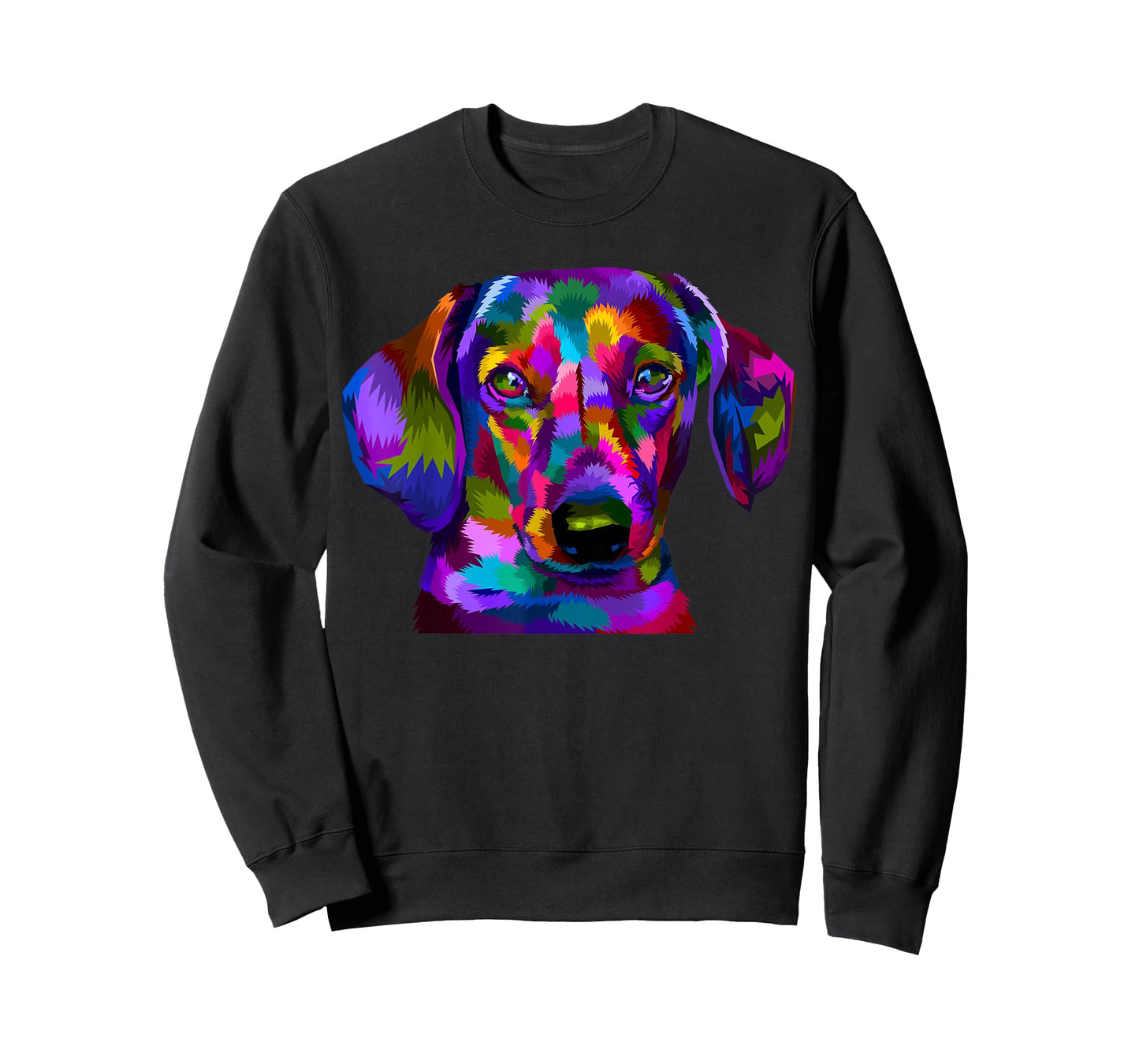 Dachshund Pop Art Portrait Colorful Art for Dog Owners T-Shirt
