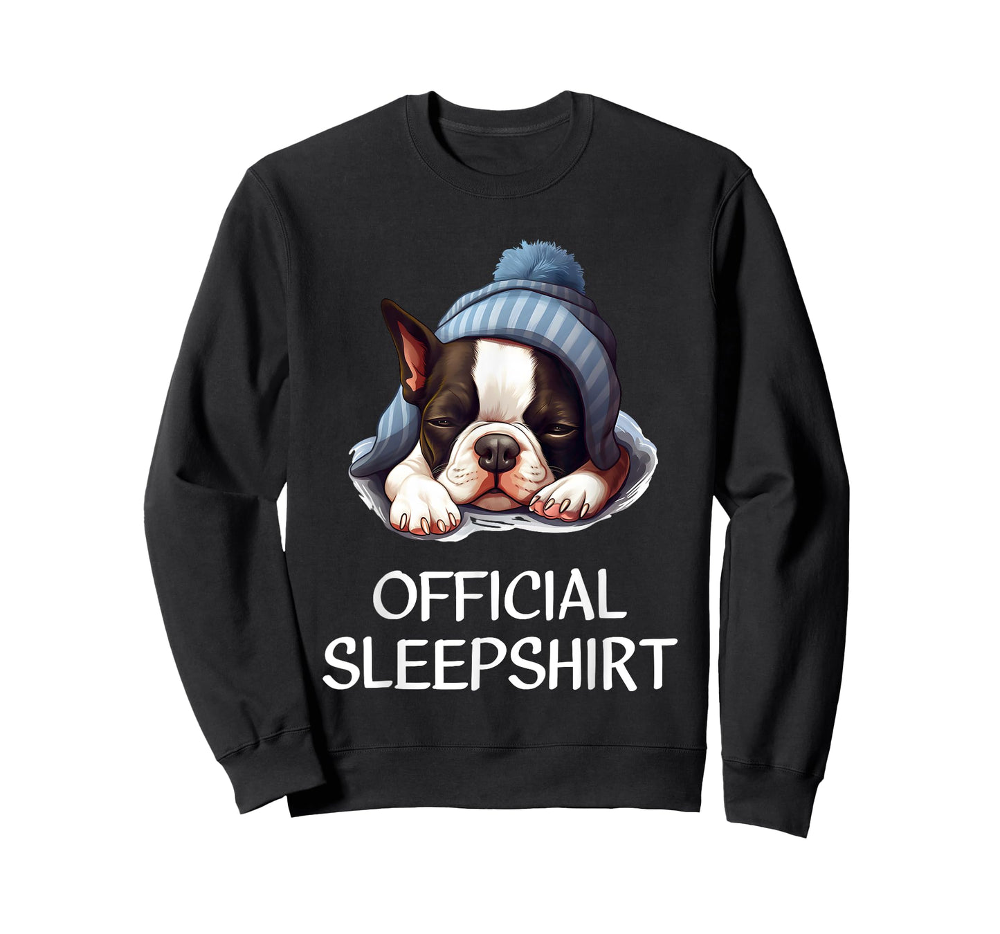 Official Sleepshirt Boston Terrier Nightshirt Pajama T-Shirt