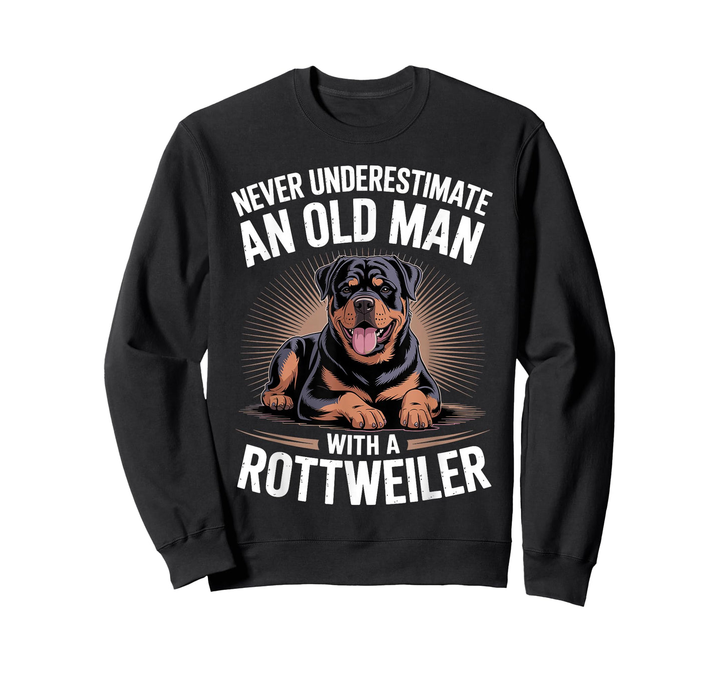 Cool Rottweiler Costume for Grandpa Men Rottweiler Lover T-Shirt