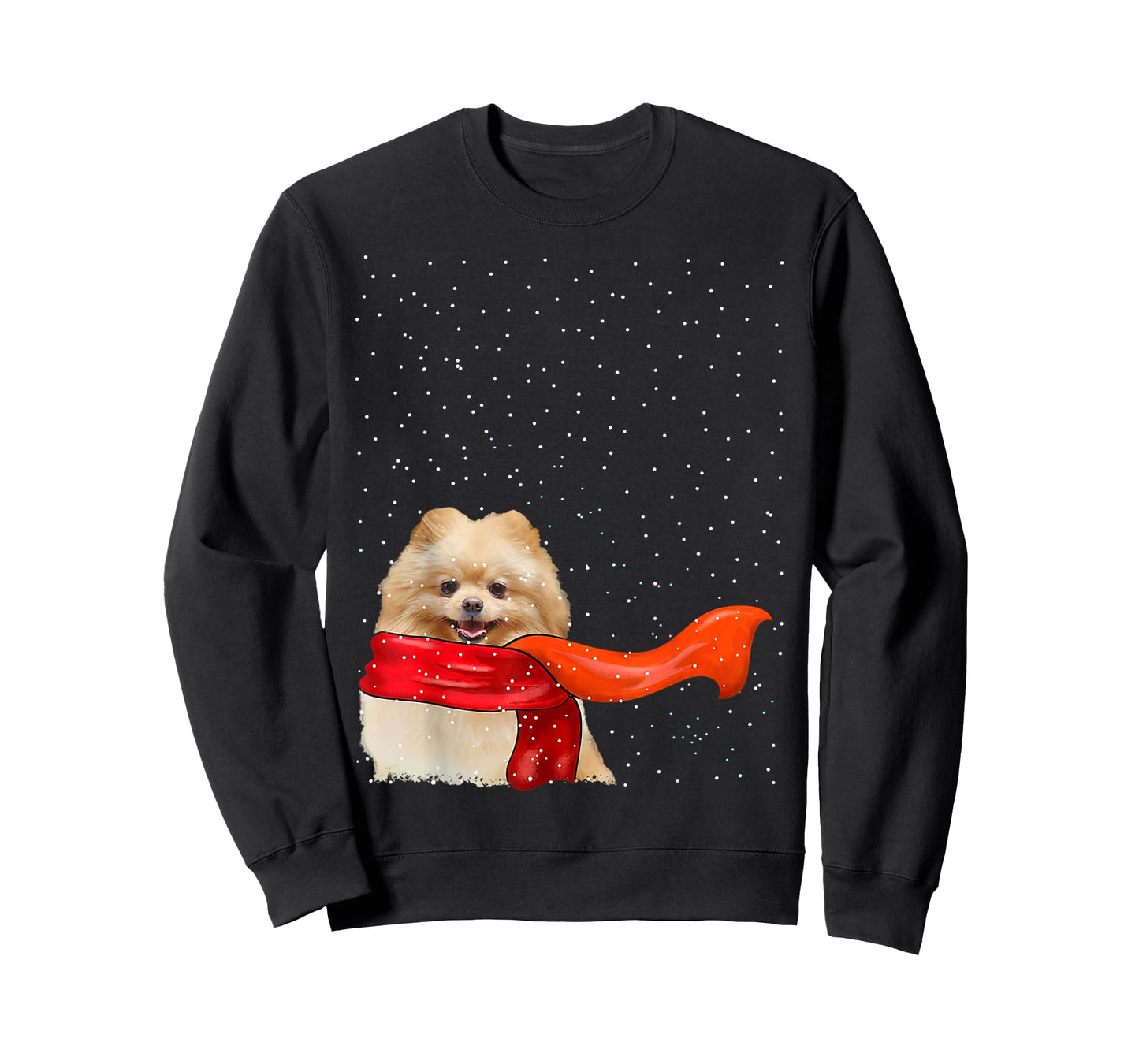 Pomeranian Dog Winter Christmas Sweater Xmas Pet T-Shirt
