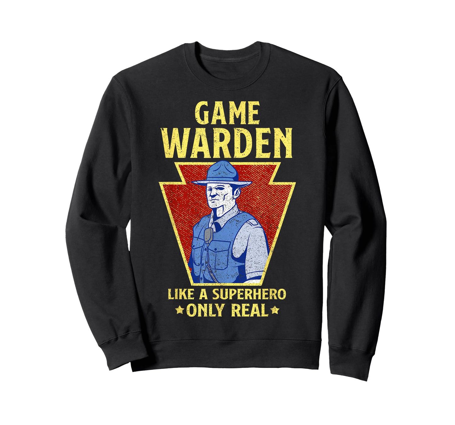 Game Warden Gifts Game Warden Like a Superhero only Real T-Shirt