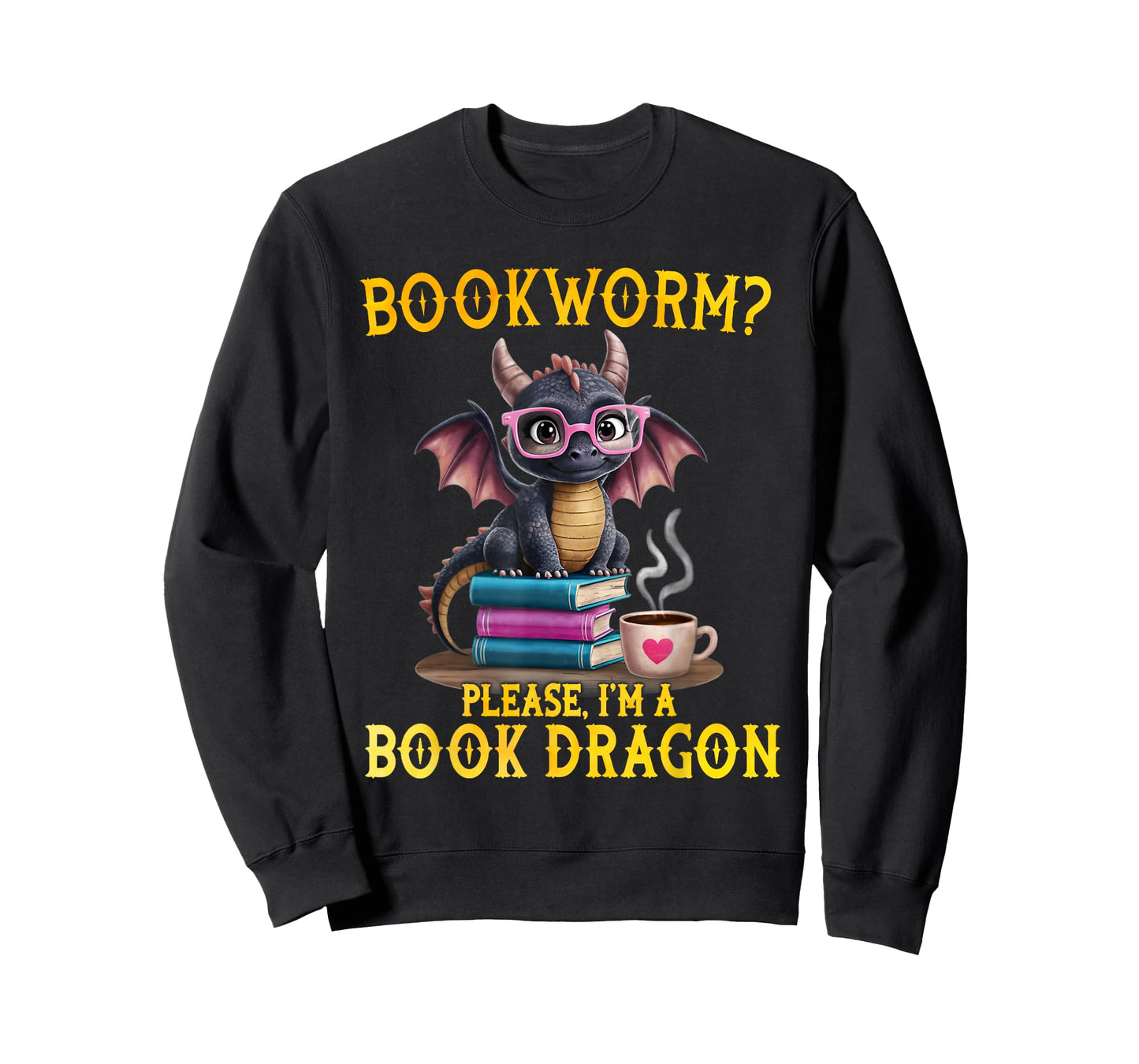Bookworm Please I'm A Book Dragon T-Shirt Read Book Lover T-Shirt
