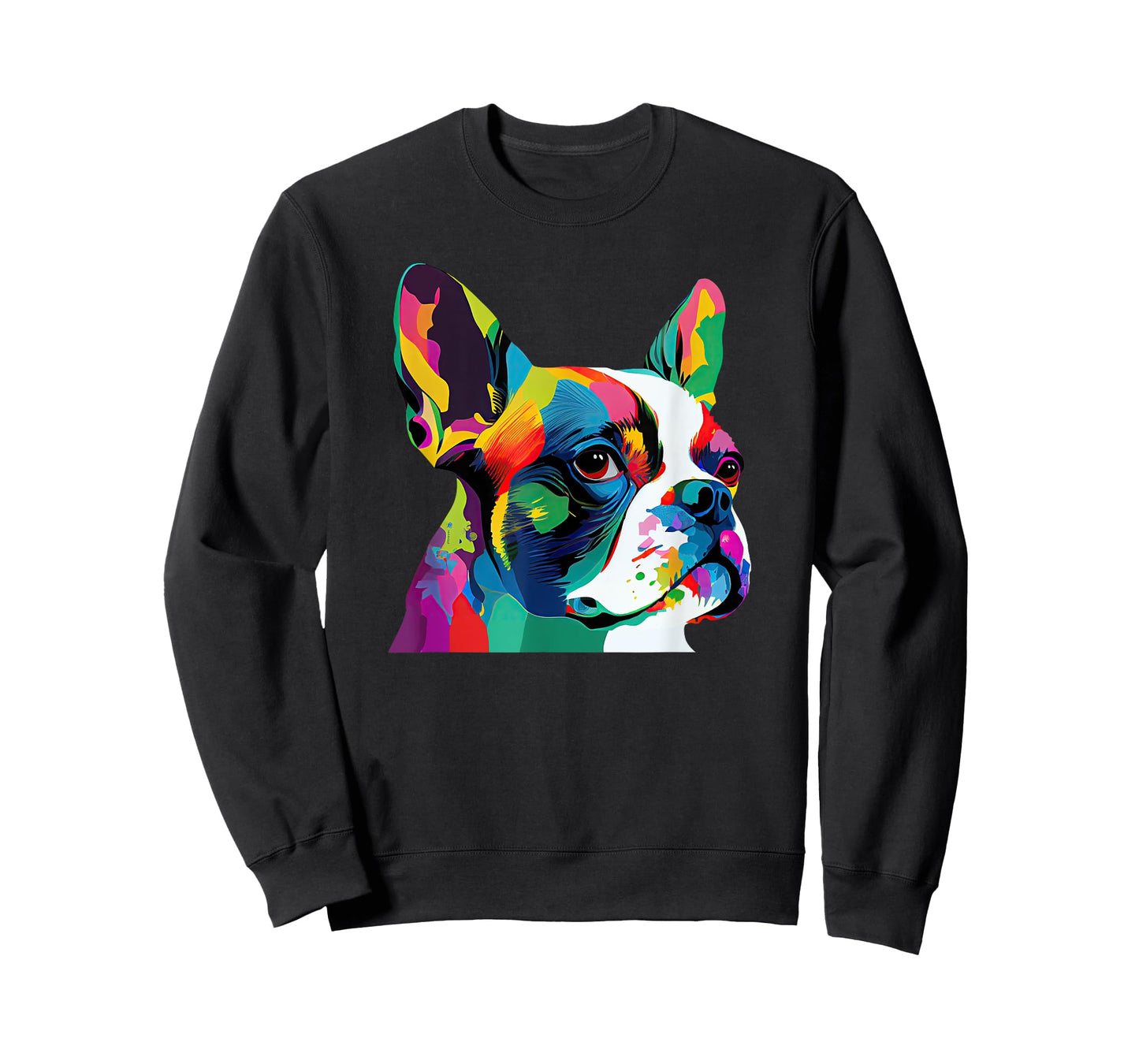 Boston Terrier Pop Art Design Boston Terrier Lovers T-Shirt