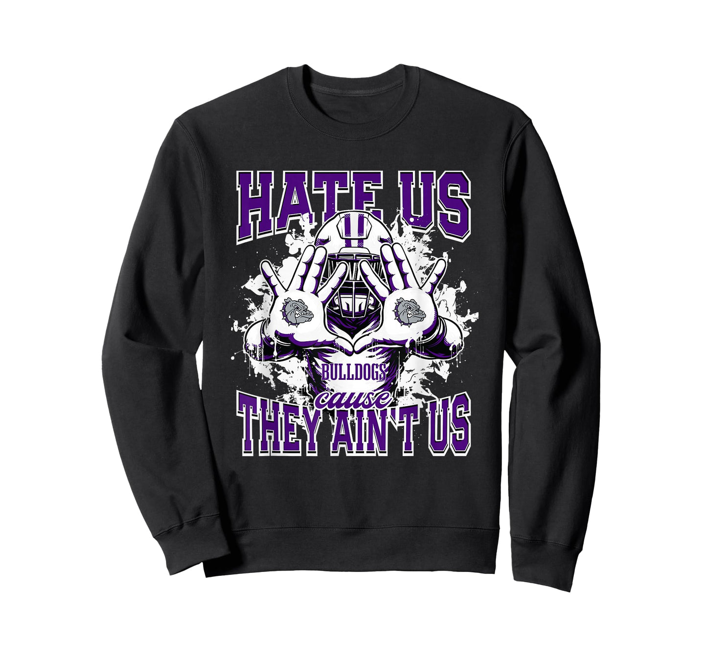 Brownsburg Bulldogs Logo Hate Us Cause They Ain't HS T-Shirt