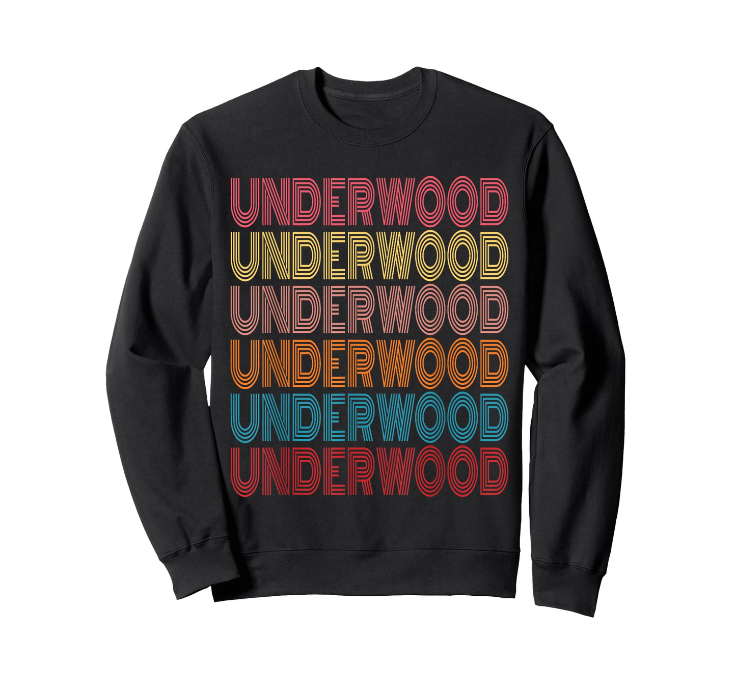 Retro Underwood First Name Boy Kids Personalized Girl T-Shirt