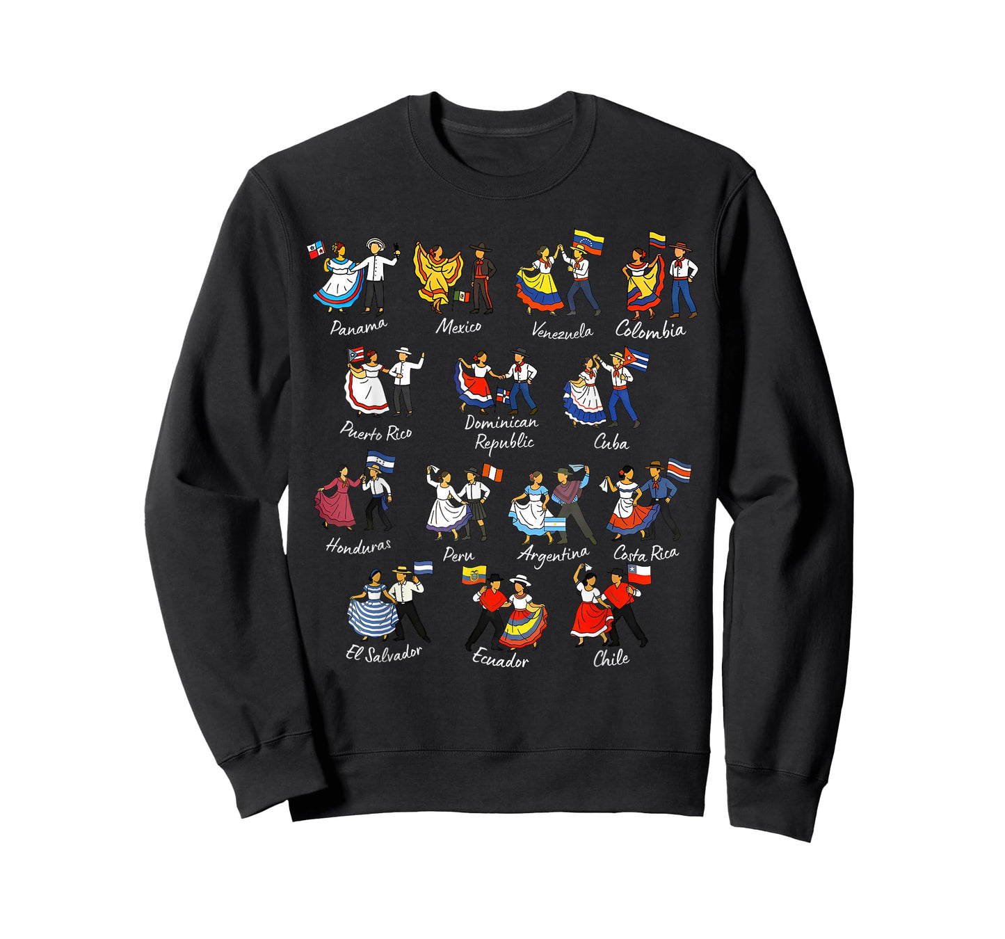 Hispanic Heritage Month Country Traditional Dance Men Women T-Shirt