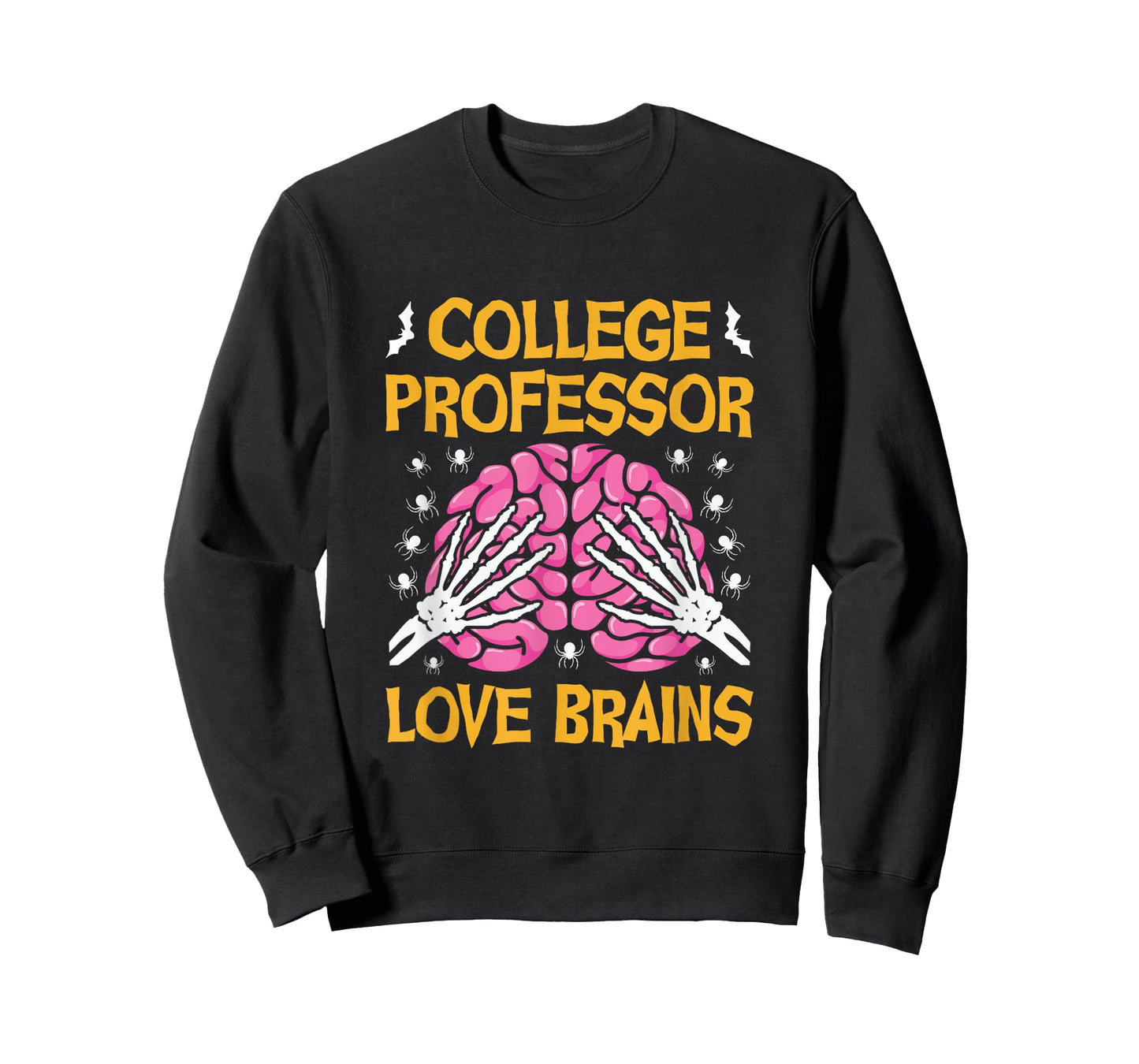 College Professor Love Brains Funny Halloween School T-Shirt