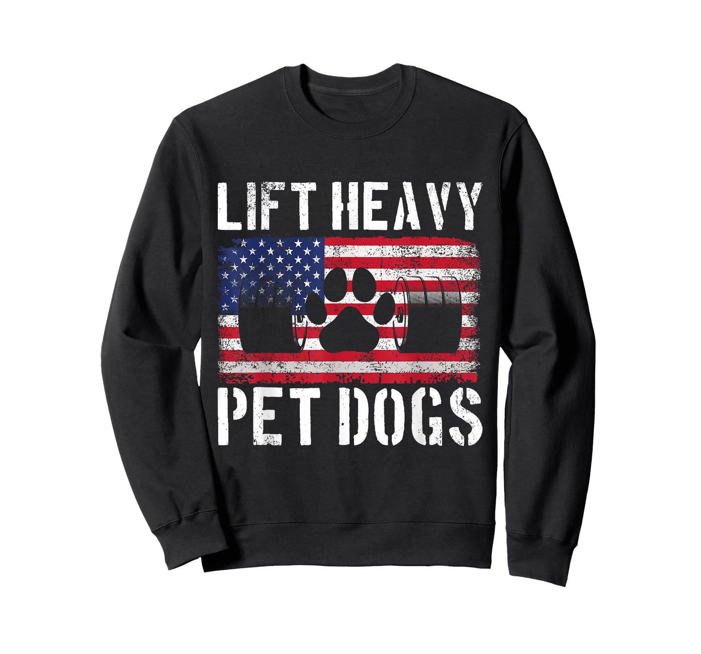 Lift Heavy Pet Dogs Weightlifting Funny Gym Workout Pet T-Shirt