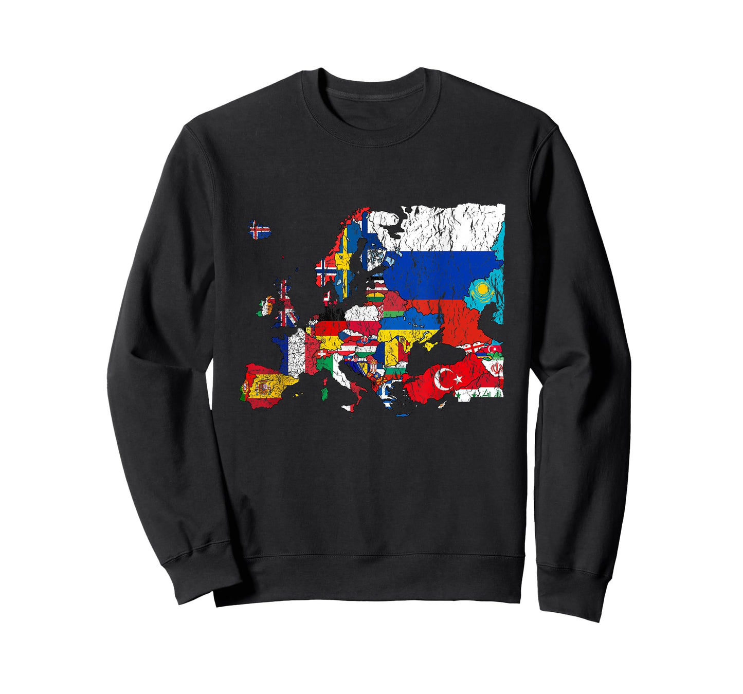 Europe Map with Flags T-Shirt T-Shirt