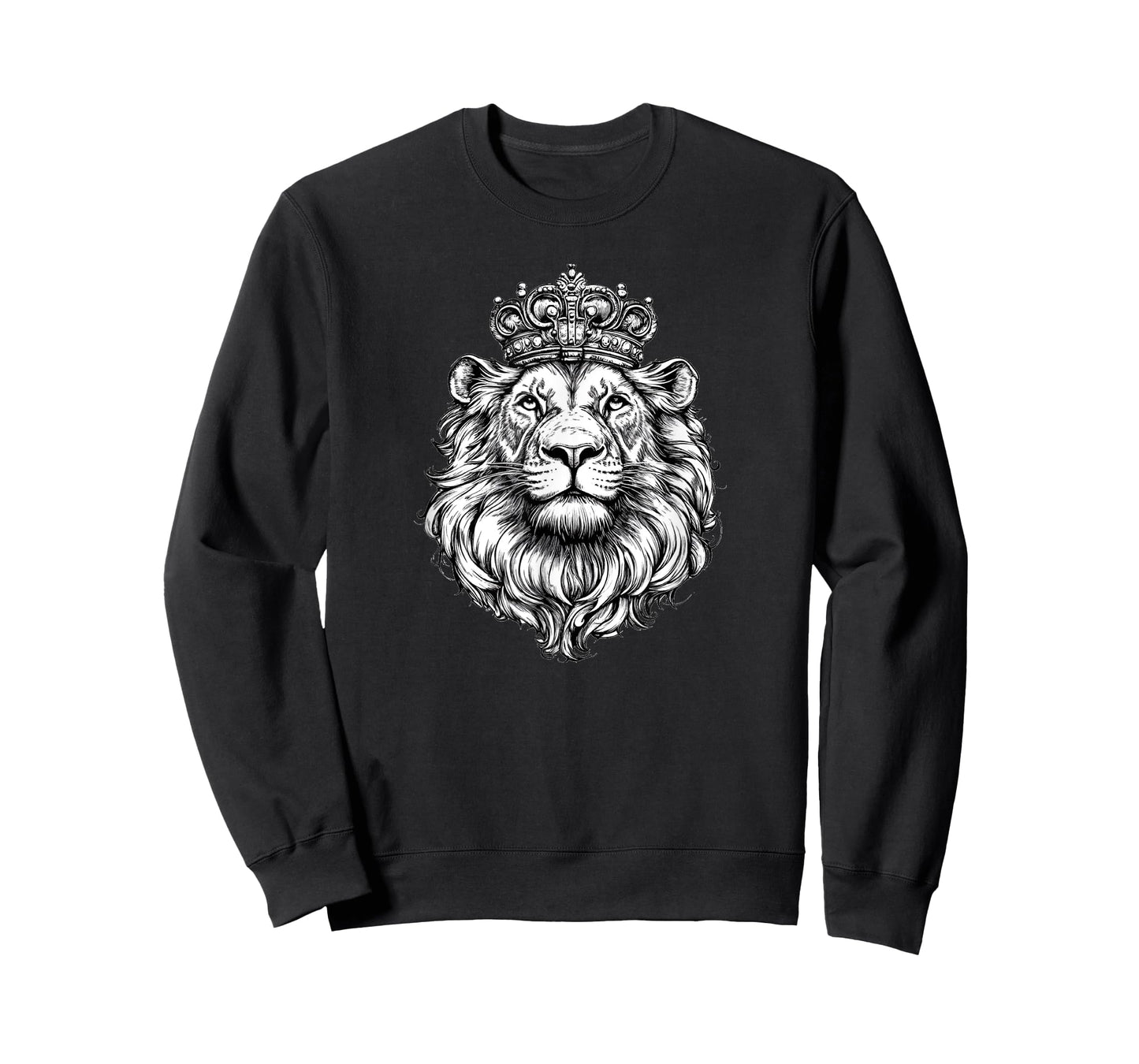 Lion King with Crown for a Royal Touch for Lions Lovers T-Shirt
