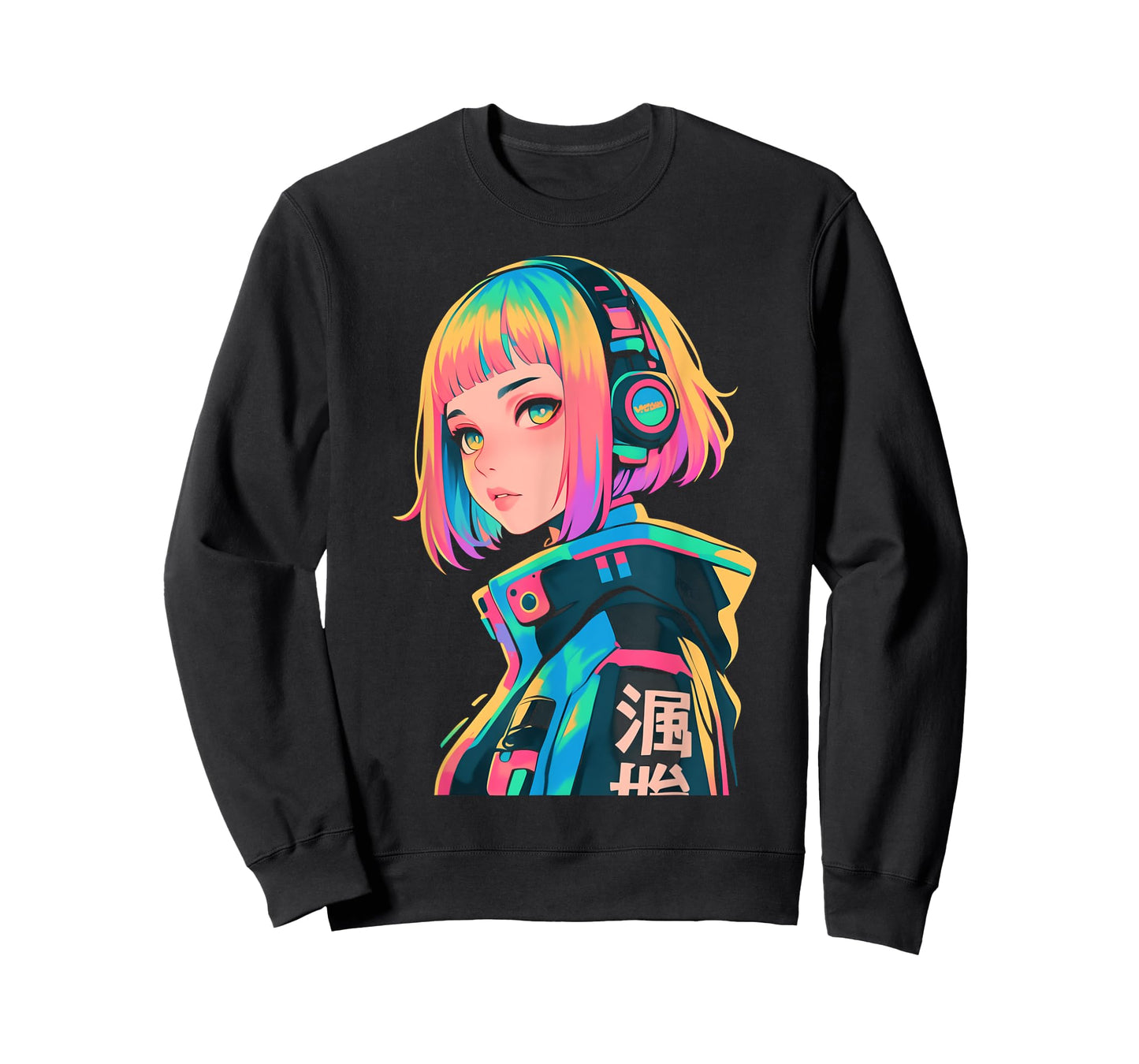 Anime Manga Gamer Girl Cyberpunk Aesthetic Techwear Harajuku T-Shirt