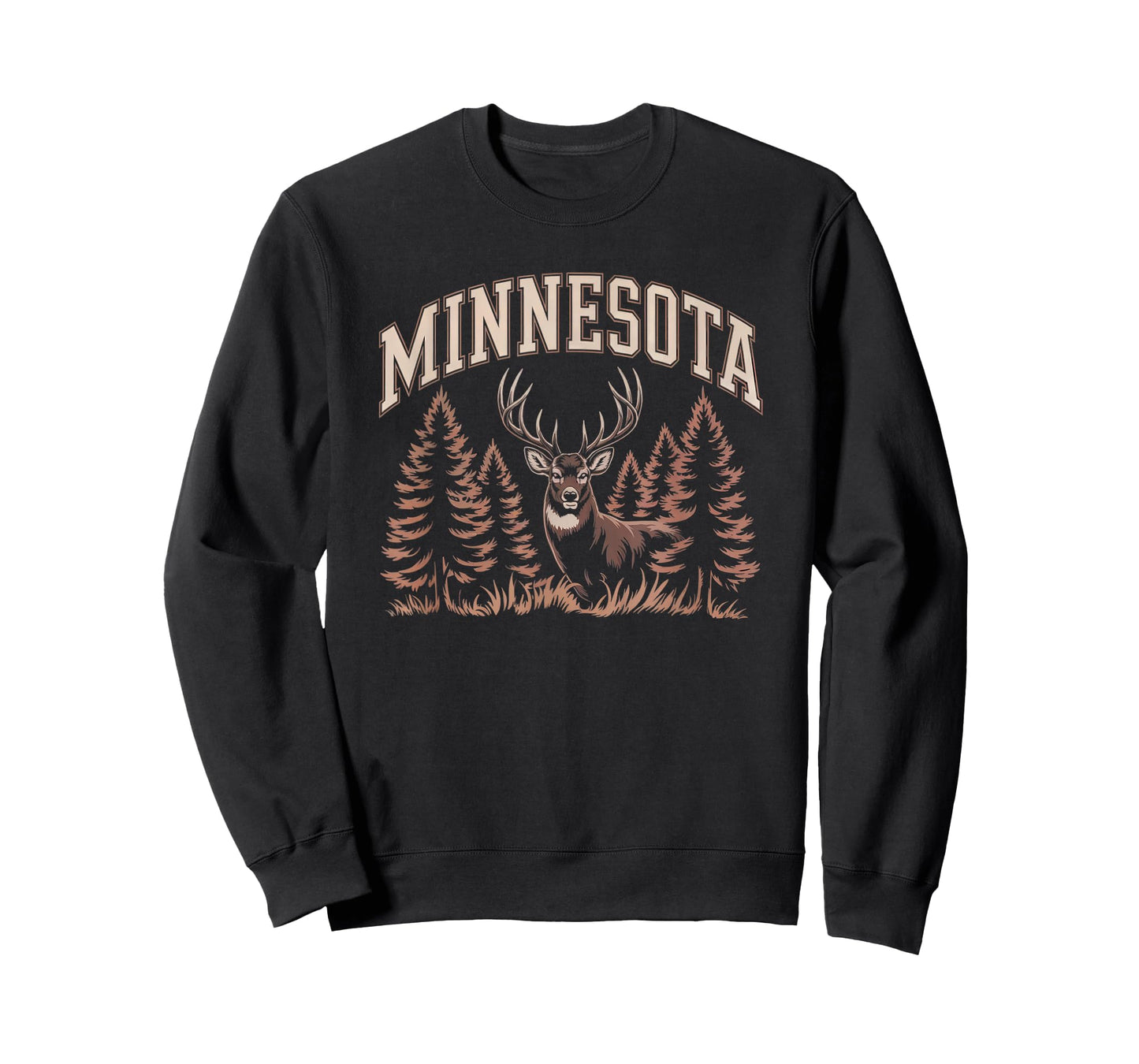 Minnesota State Varsity Letters Buck Hunting Deer Hunters T-Shirt