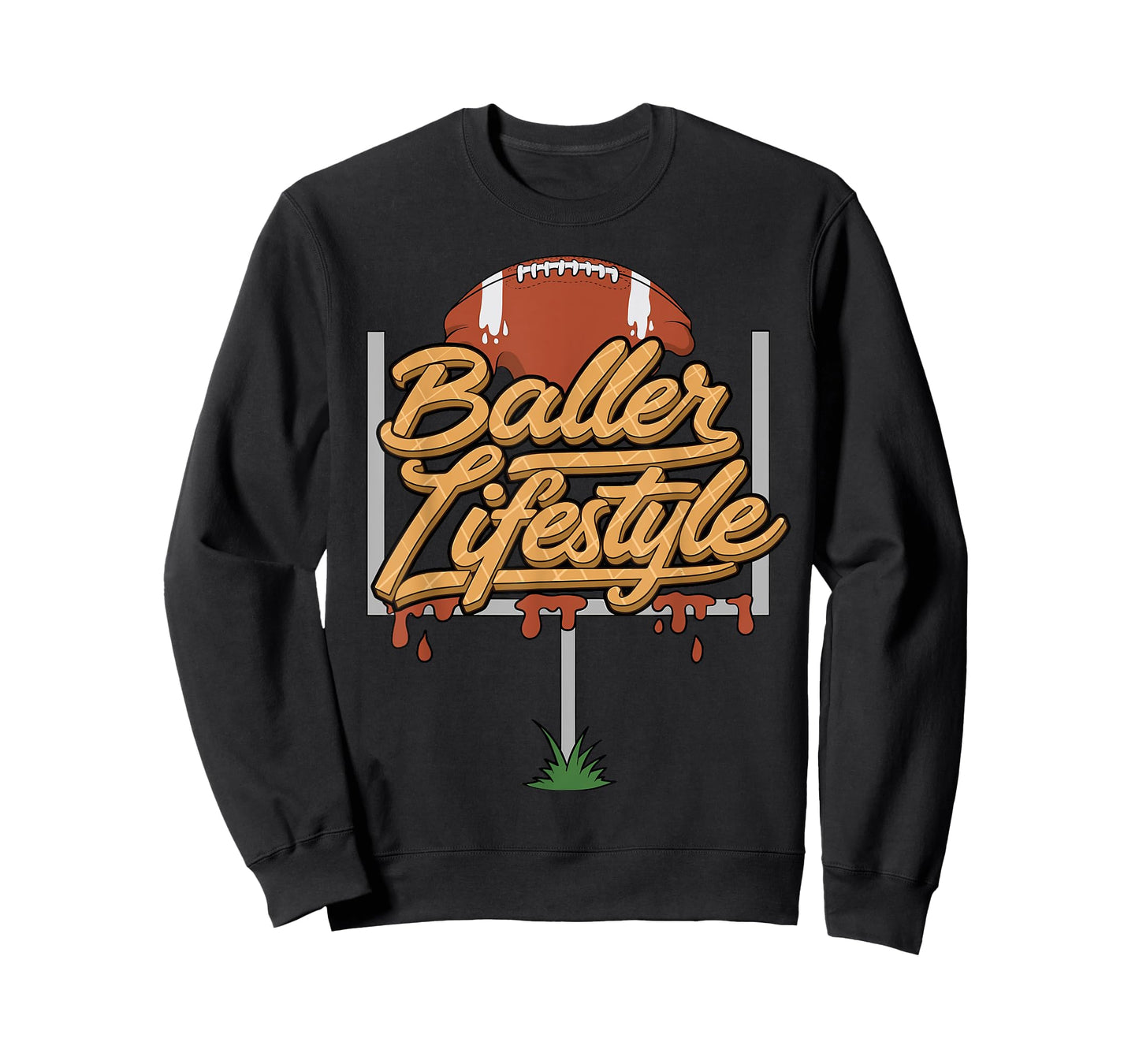 Football Lifestyle Baller Lifestyle Ice Cream Drip Men Boys T-Shirt