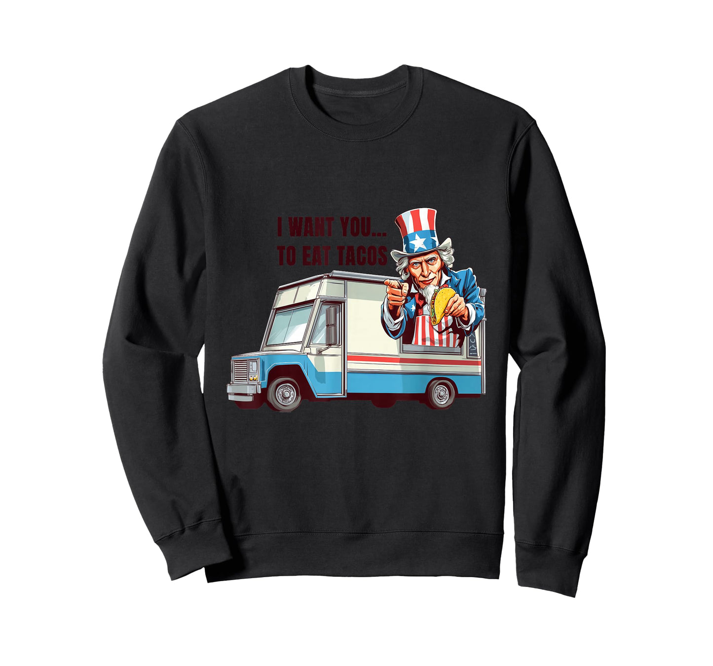 Eat Tacos Costume with Funny Sam for Food Truck Lovers T-Shirt