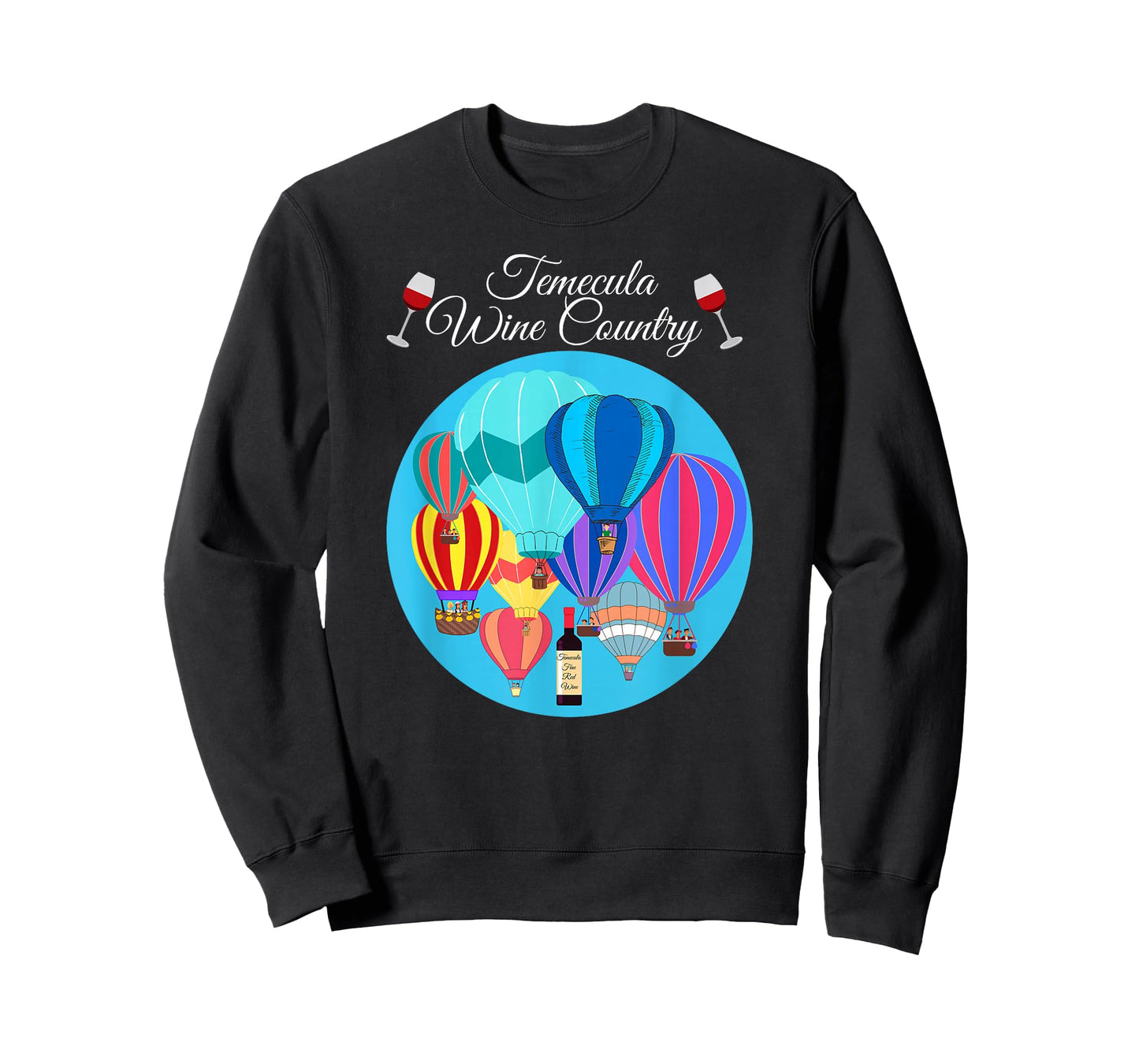 Temecula Wine Country balloon Women colorful Tee T-Shirt