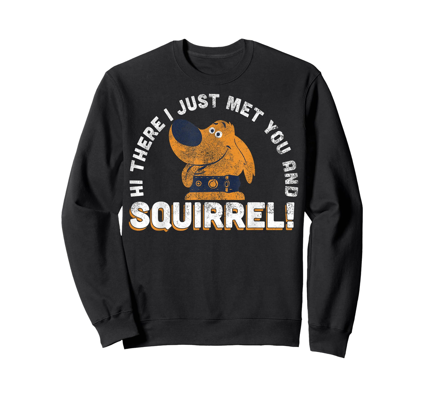 Disney Pixar Up Vintage Dug Just Met You and Squirrel Logo T-Shirt