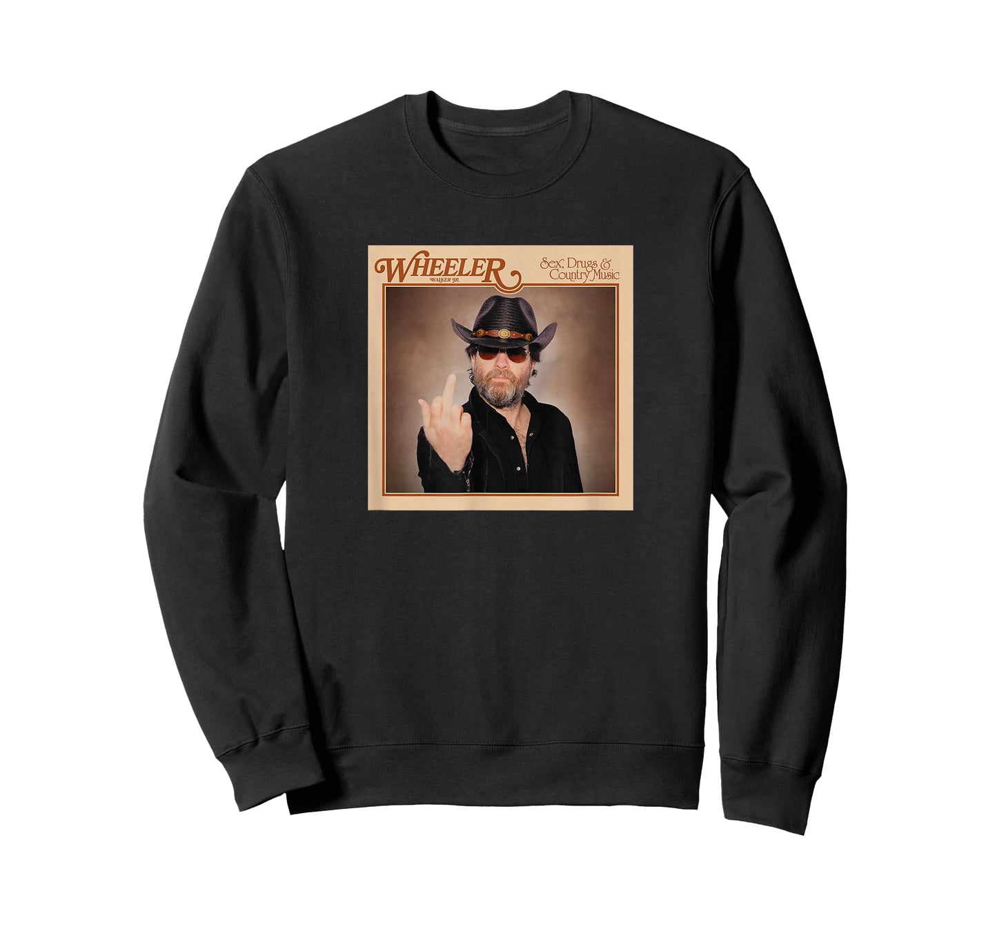 Wheeler Walker Jr. Sex, Drugs & Country Music Album Cove T-Shirt