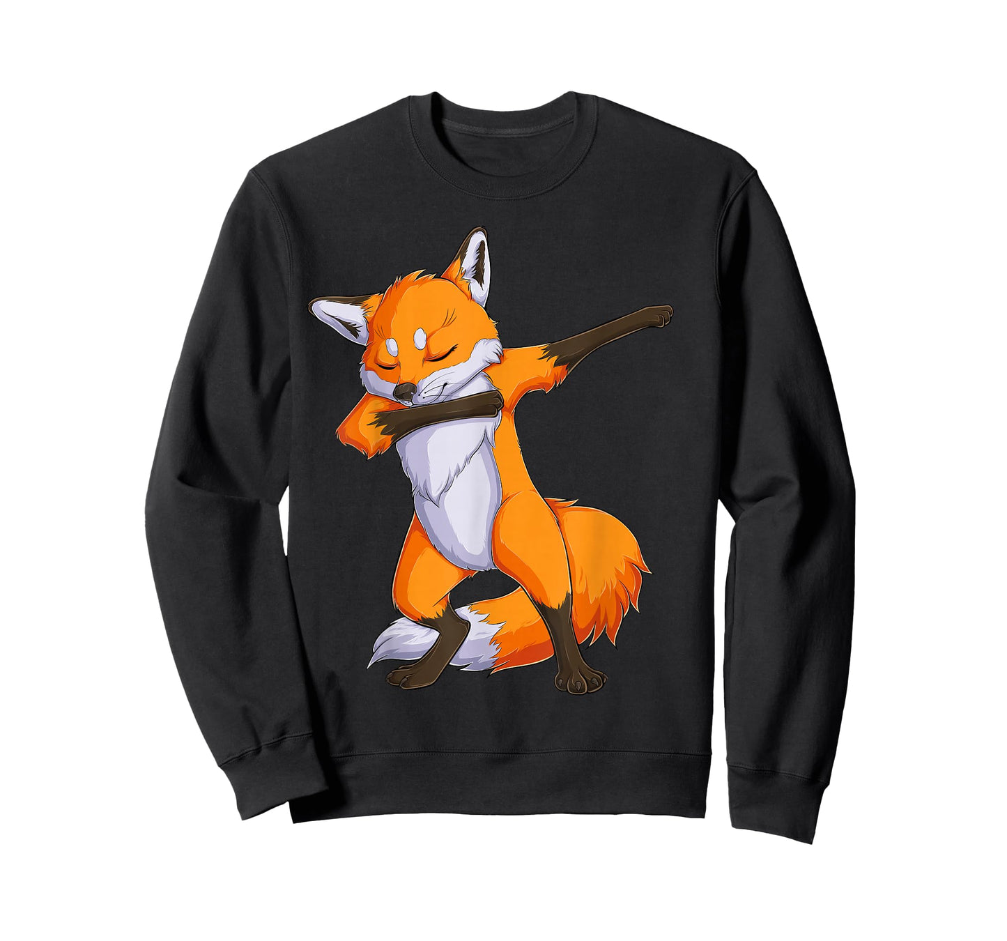Fox Dabbing Fox Funny Animal Foxes Lover Boys Girls Kids Men T-Shirt Small