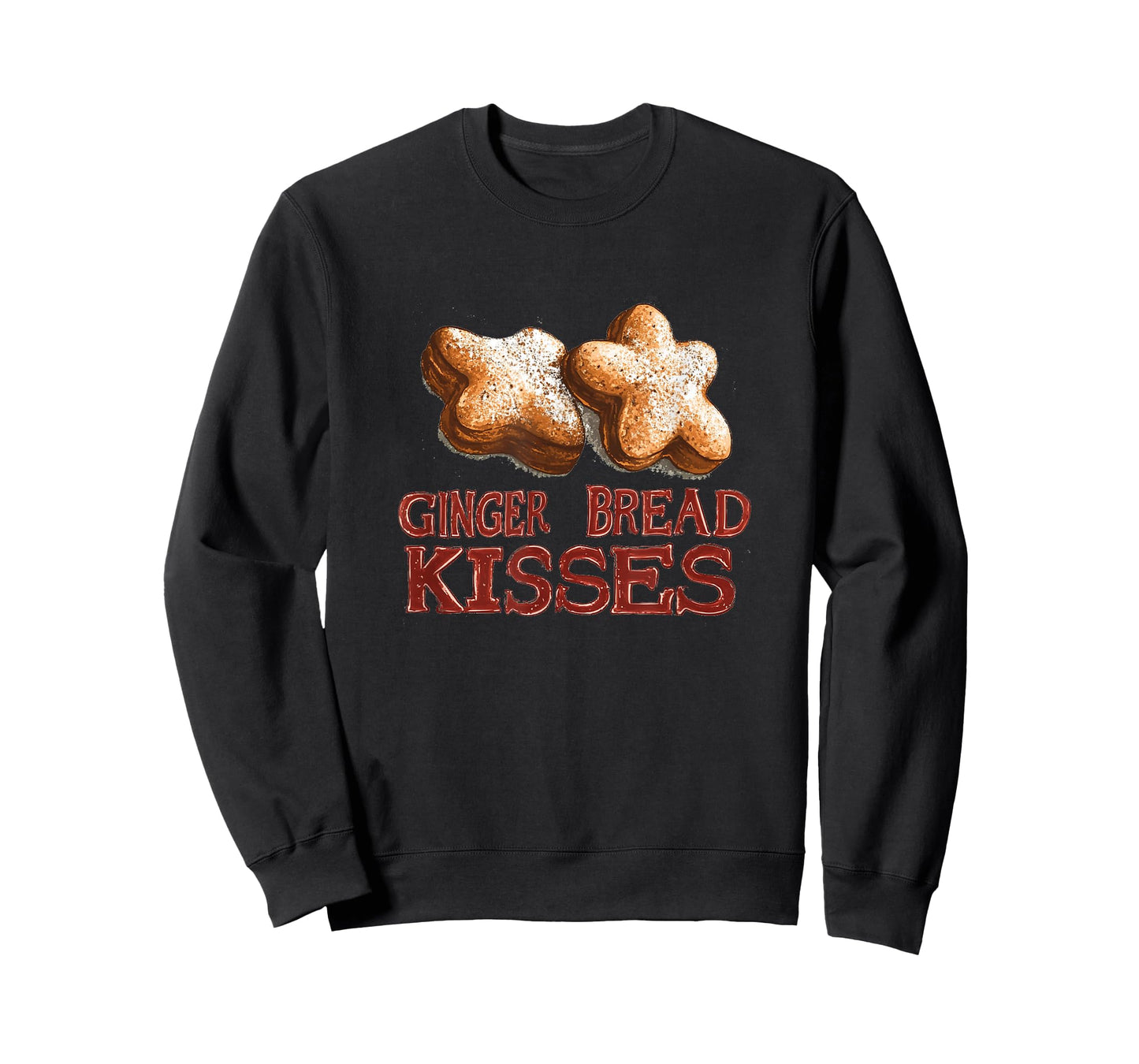 Funny Gingerbread Kisses Costume for Festive Days T-Shirt