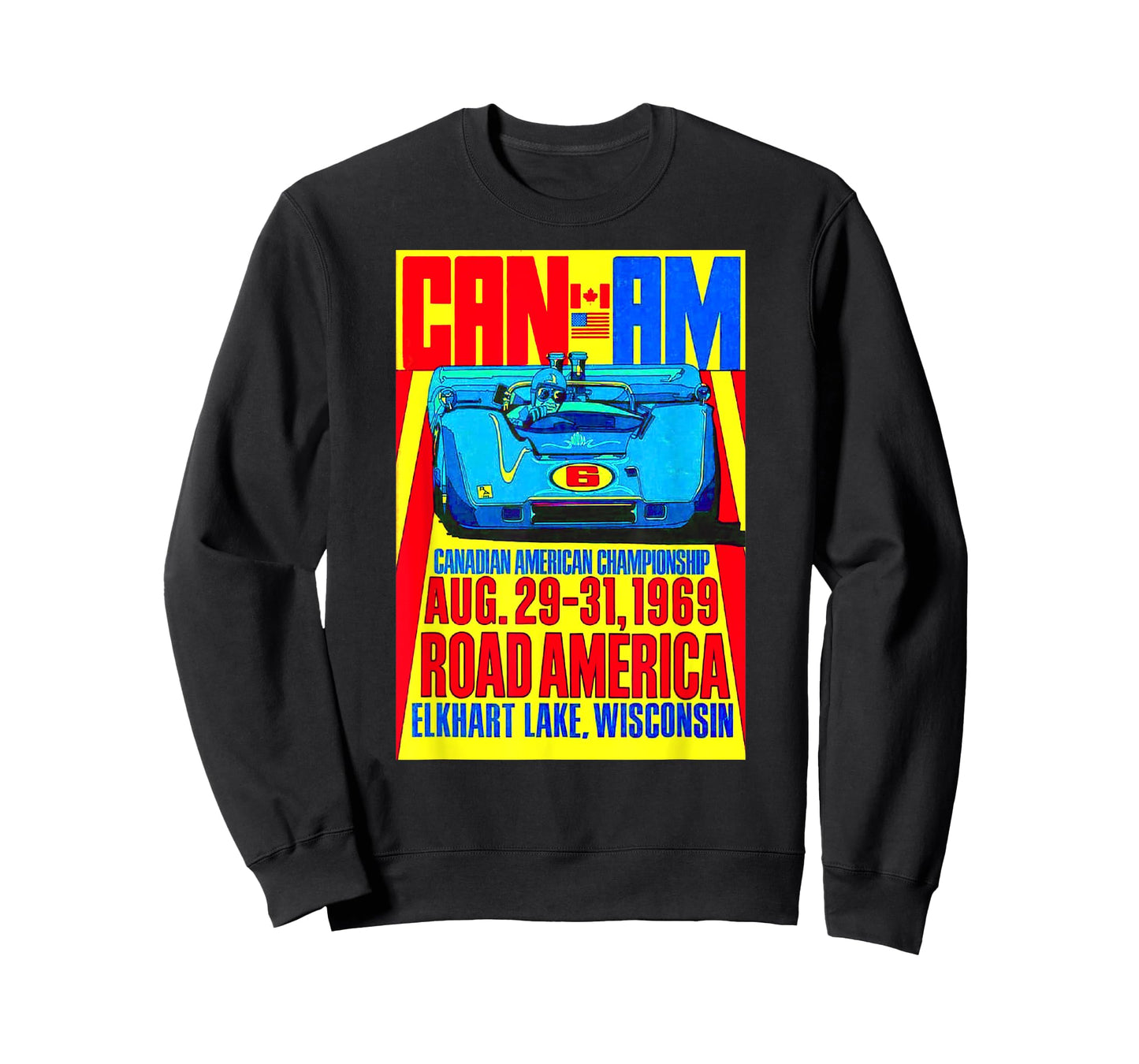 Historic Racing Can AM 1969 Road America Elkhart Lake T-Shirt