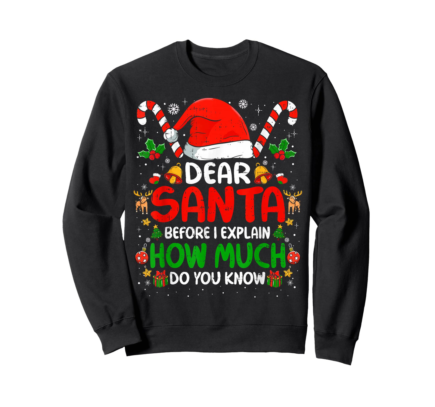 Dear Santa I Can Explain Funny Christmas Shirts Kids Adults T-Shirt