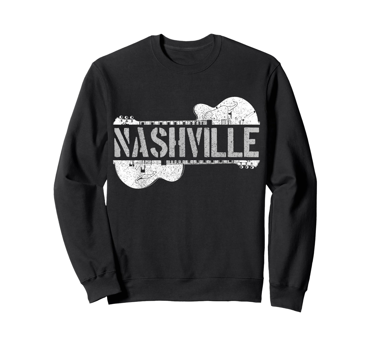 Nashville Country Music USA America Guitar Souvenir T-Shirt